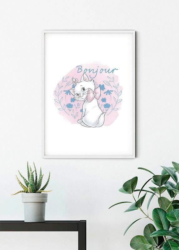 Komar Bild Aristocats Marie, Disney (1 St), Wandbild zur Dekoration im Kinderzimmer - ohne Rahmen