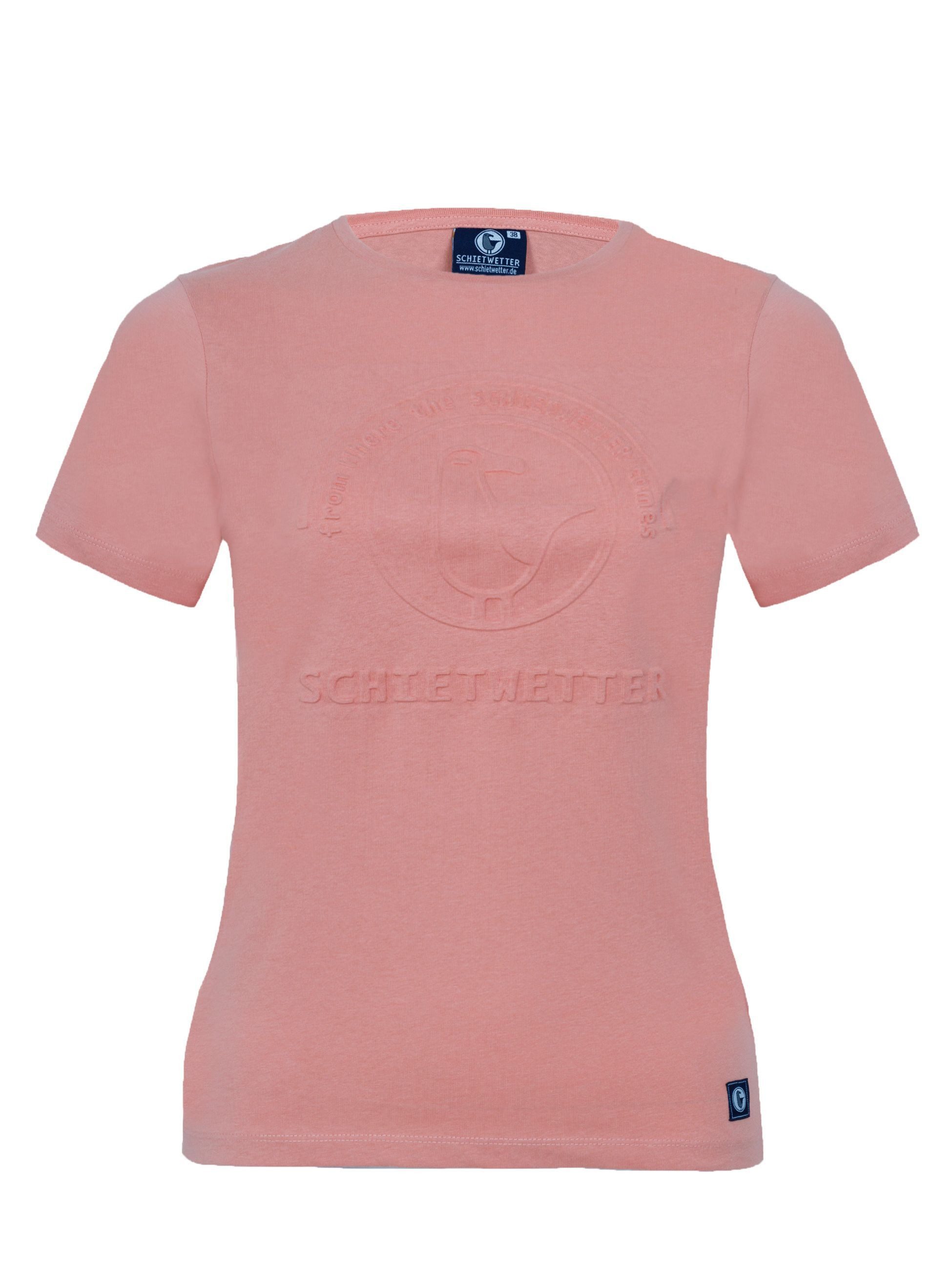 Schietwetter T-Shirt Damen "Martha", 3D-Prägung günstig online kaufen
