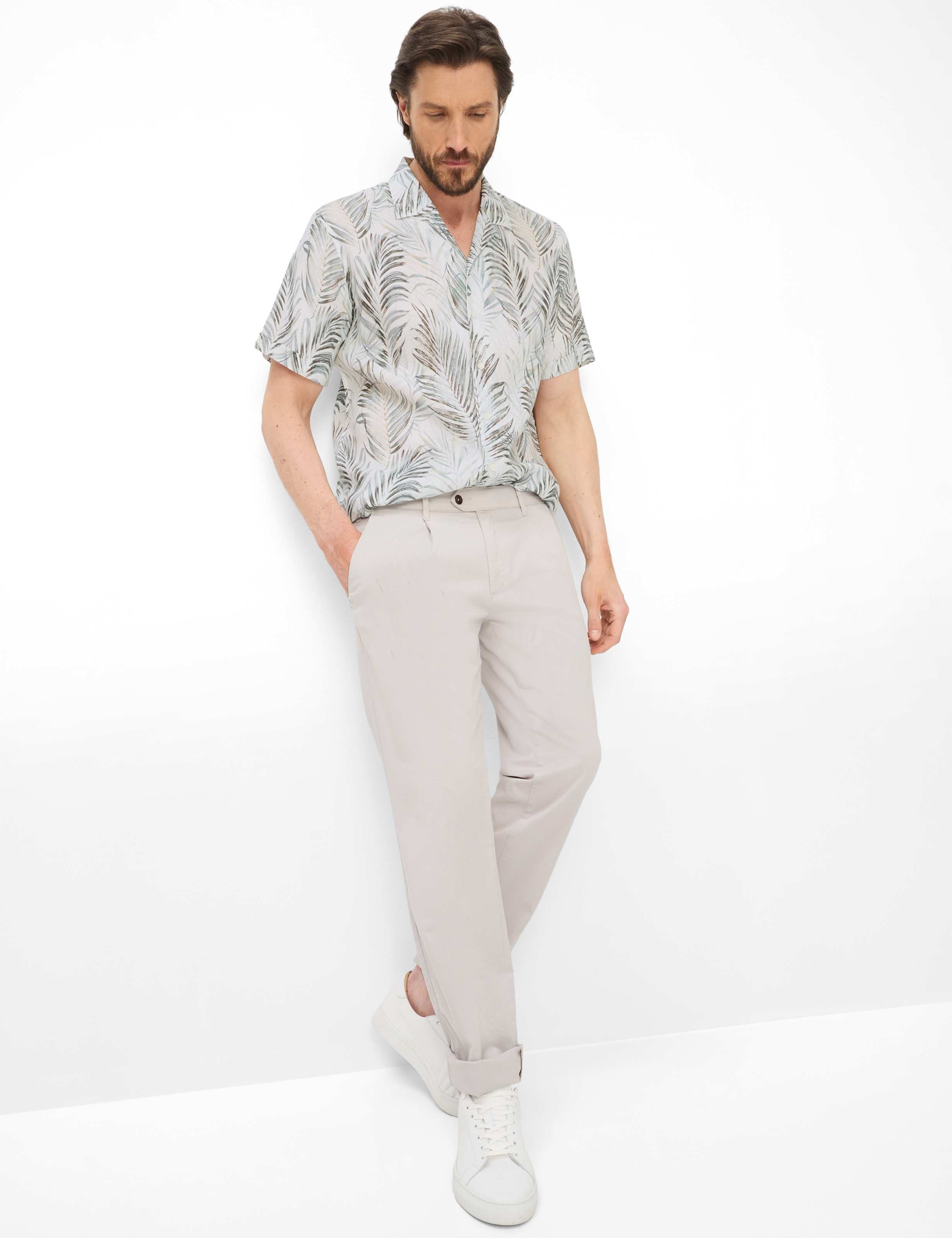 EUREX by BRAX Bundfaltenhose Style LUIS