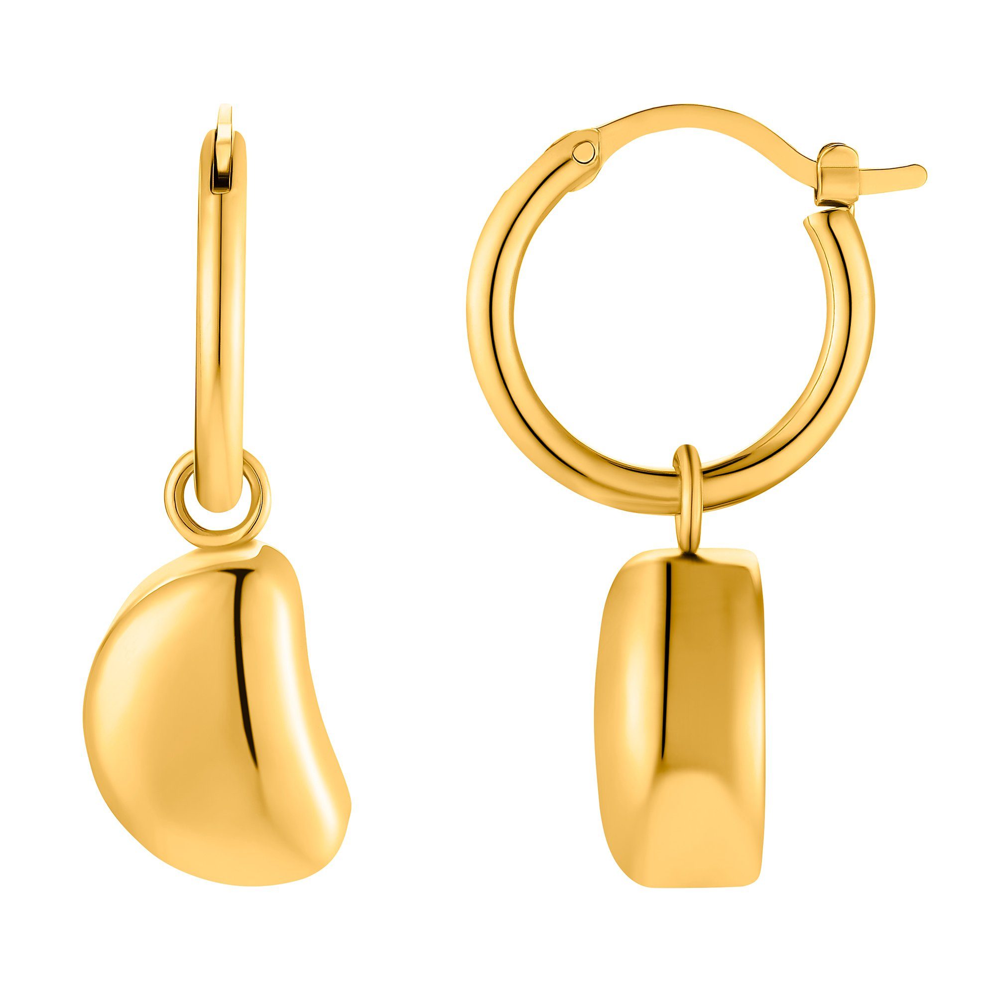 Ohrstecker (Ohrringe, Ohrringe Mond mit Paar Heideman inkl. Bennet Geschenkverpackung), Anhänger goldfarben