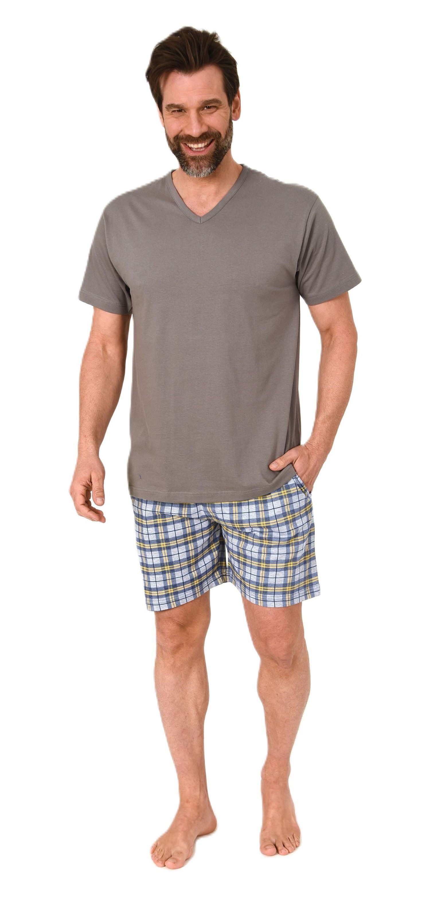 Normann Pyjama Normann Herren kurzarm Schlafanzug günstig online kaufen