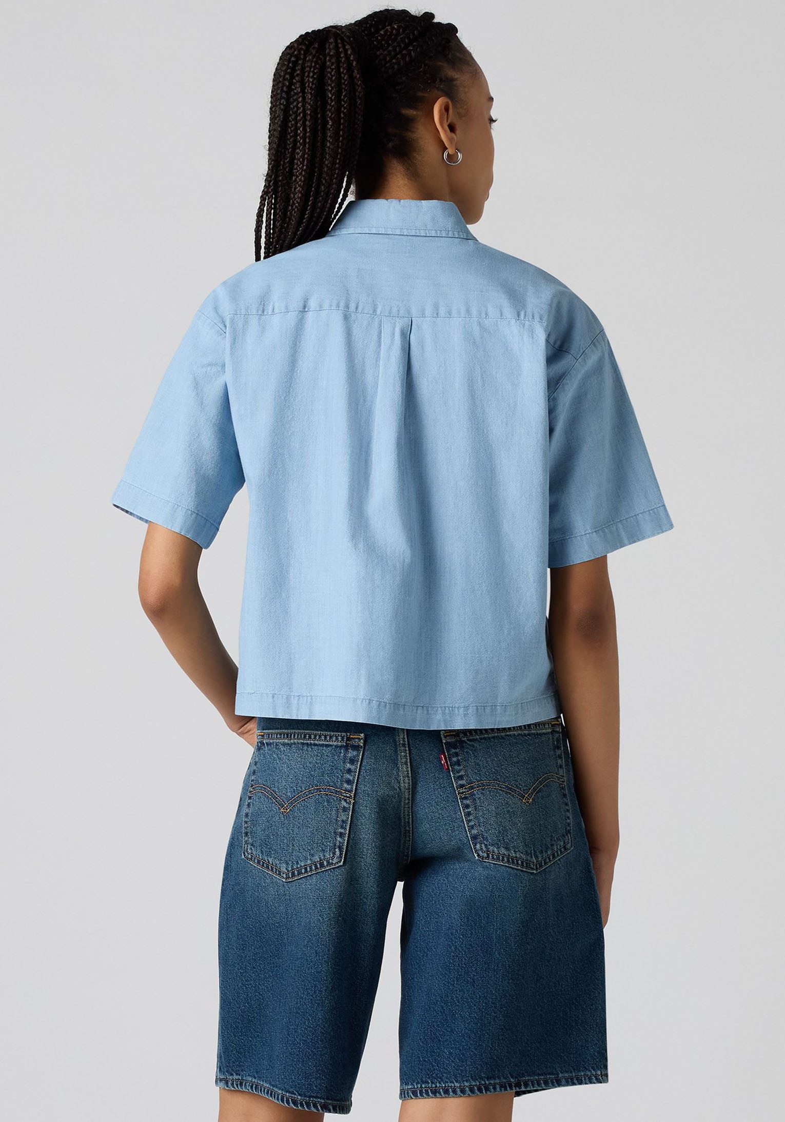 Levi's® Hemdbluse HARLIE SS CROPPED SHIRT mit Taschen
