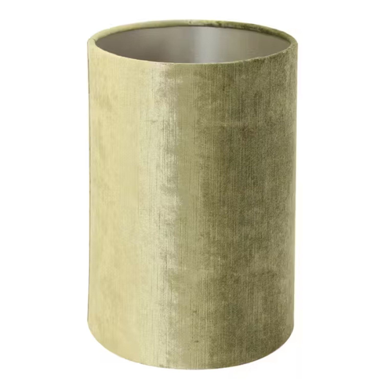 Light & Living Lampenschirm Lampenschirm Zylinder GEMSTONE Light & Living Samt Oliv 58x24x32 Oval