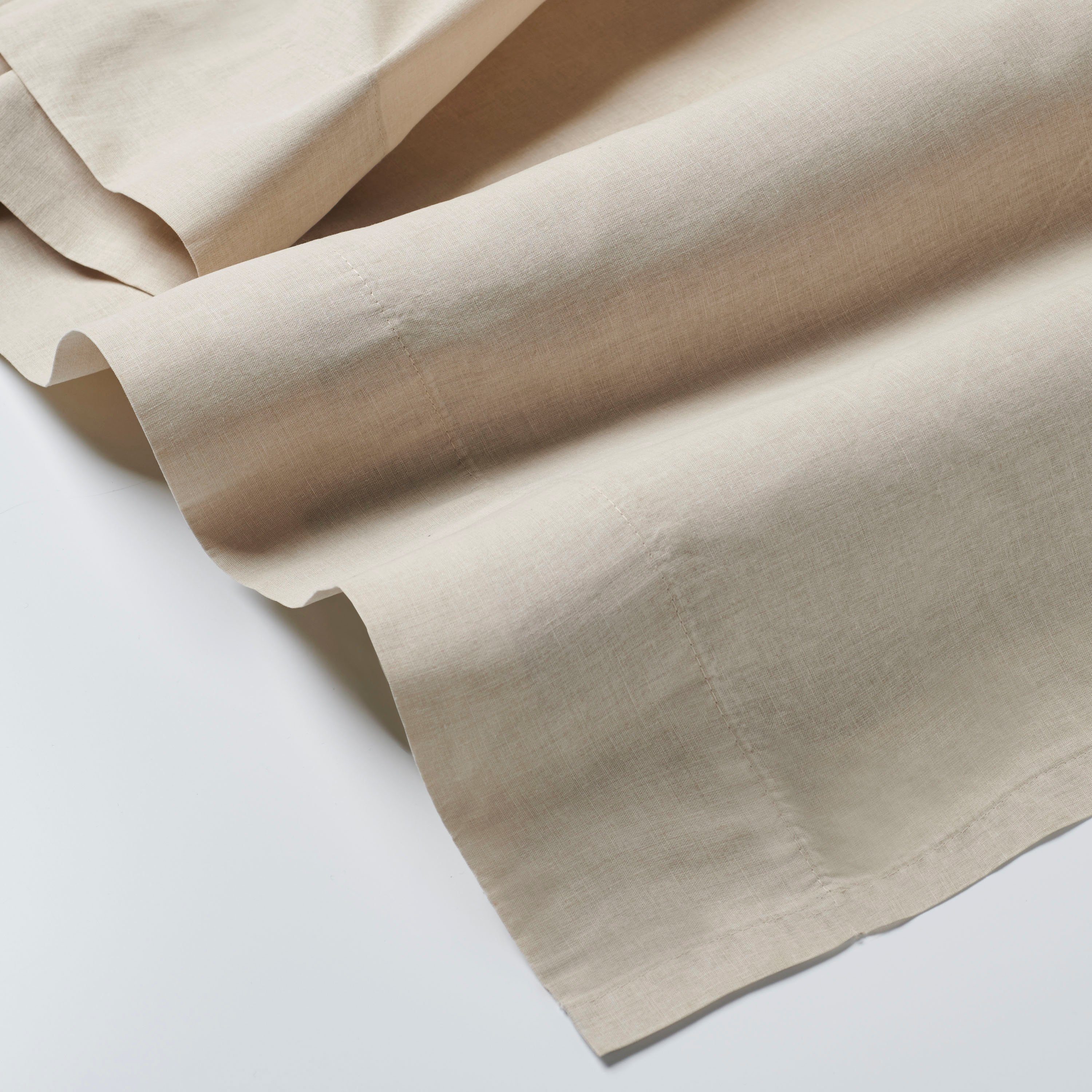 Primera Vorhang Stone-Washed (1 St), Schlaufen, blickdicht, Organza, einzigartige Waschung mit praktischen Stoffschlaufen zum Aufhängen