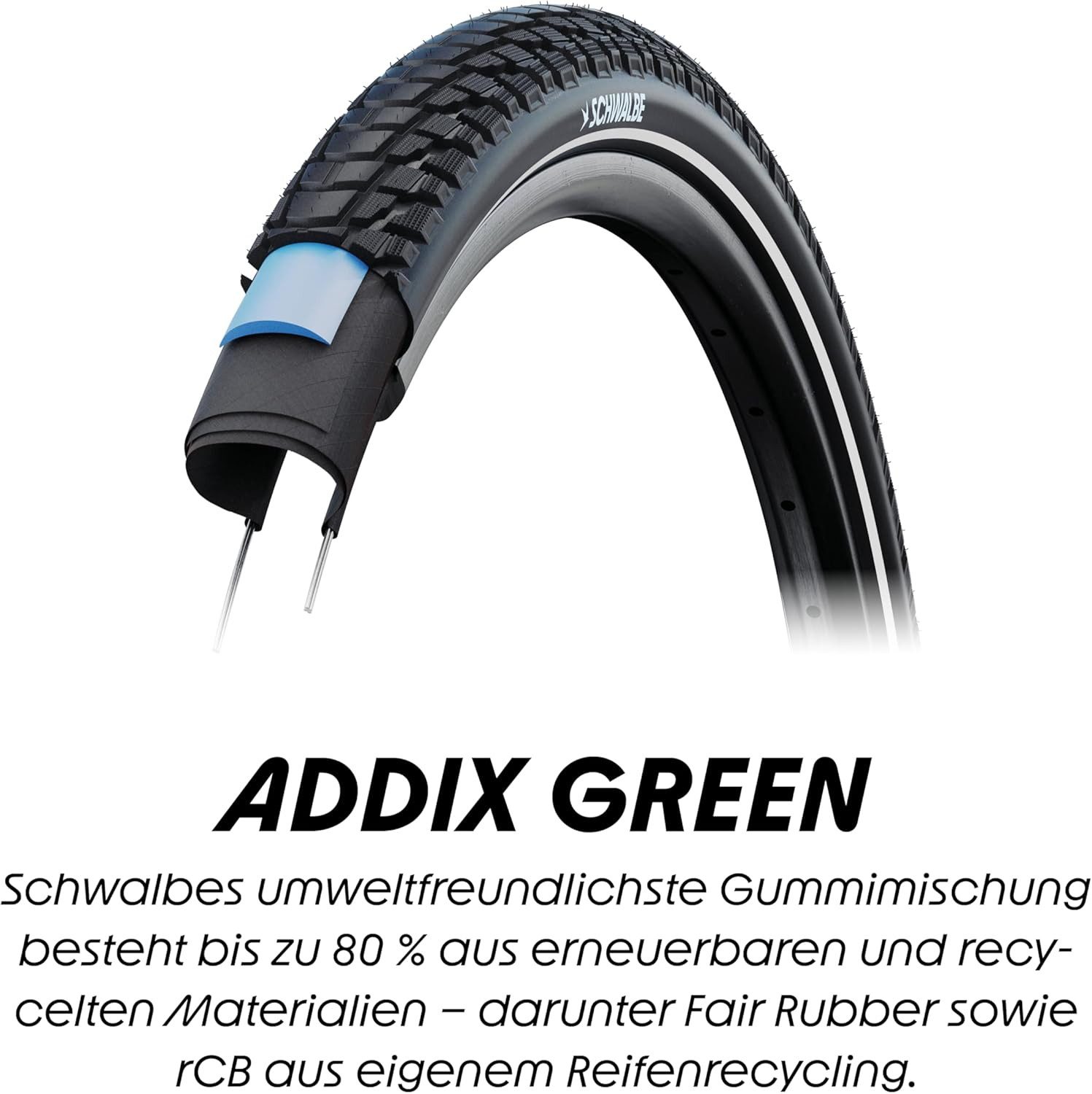 Schwalbe Fahrradschlauch Schwalbe Marathon Plus TOUR 28" x 1,5" Ebike Reifen Schläuche SV17 SET