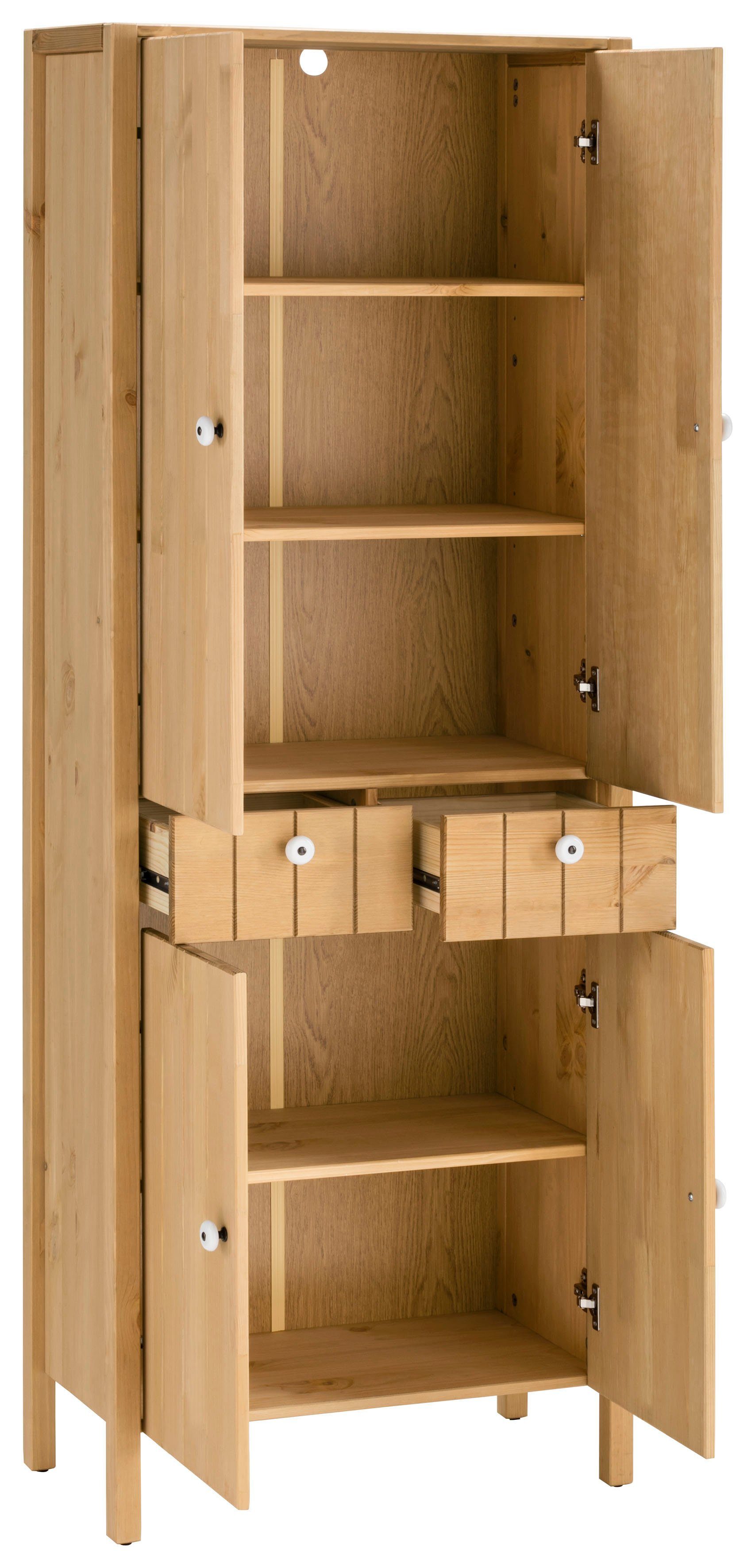 Home affaire Hochschrank Tina Badmöbel, Schrank, Breite 57 cm, Massivholz, FSC® – Bild 5 von 5