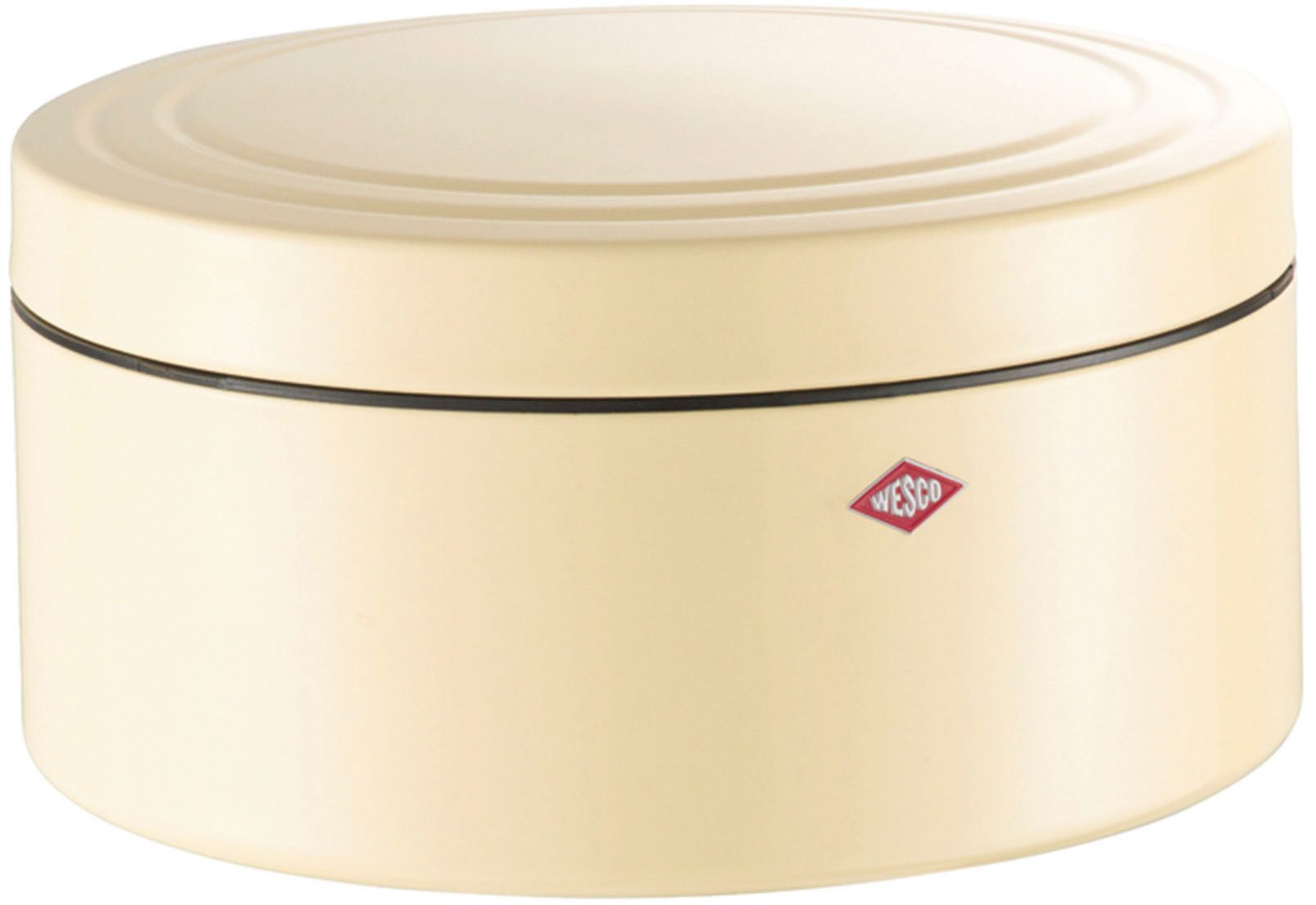 WESCO Keksdose Classic Line - Gebäckdose, Stahlblech, (1-tlg), Dose mit Deckel & Kunststoffring / schließt dicht, 4 L