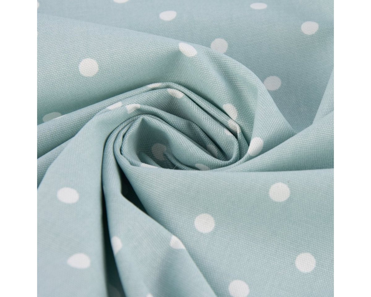 Thumbnail - Prestigious Textiles Stoff Gardinenstoff Dekostoff Full Stop Punkte hellblau weiß 140cm Breite