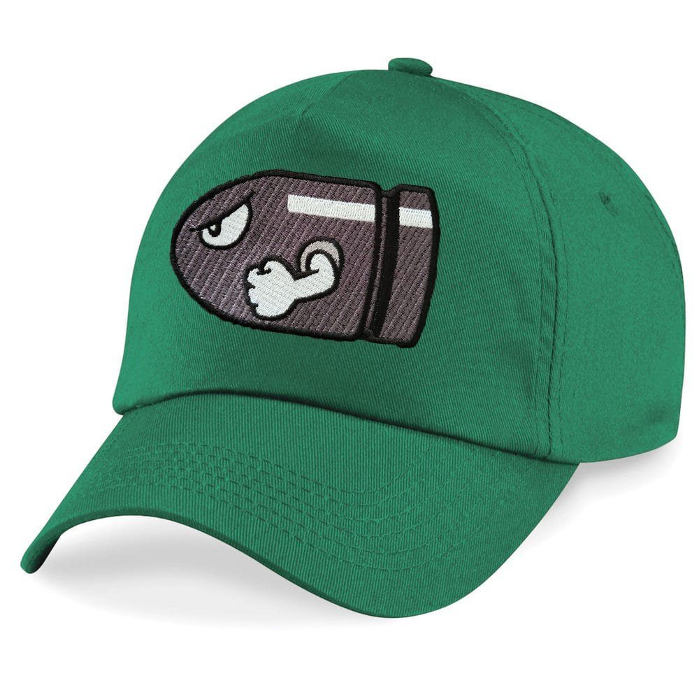 Baseball Cap Kinder Mario Rocket Stick Patch Luigi Peach Super Retro