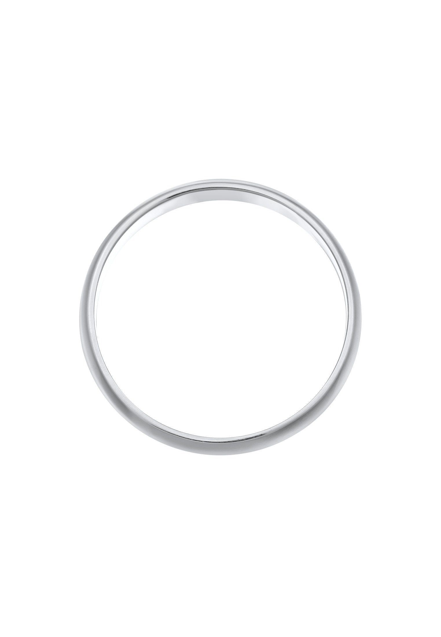 Elli Fingerring Basic Bandring Trauring Verlobung 925 Silber