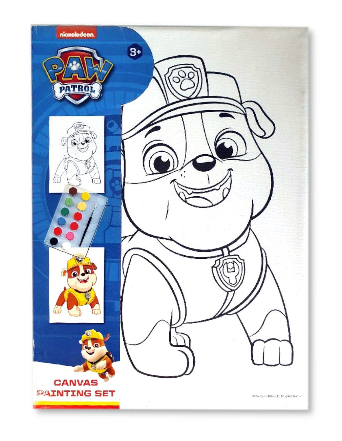 Paw Patrol Leinwand, Master Kreativset Motive 4 Mal-Set mit Spin -