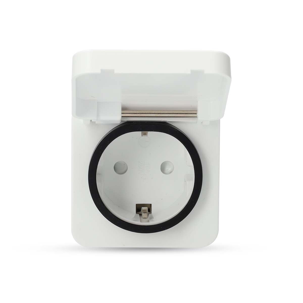 Nedis Energiekostenmessgerät ZBPO130FWT, 1-tlg., Zigbee 3.0, IP44 wettergeschützt, Energieverbrauch messen und steuern
