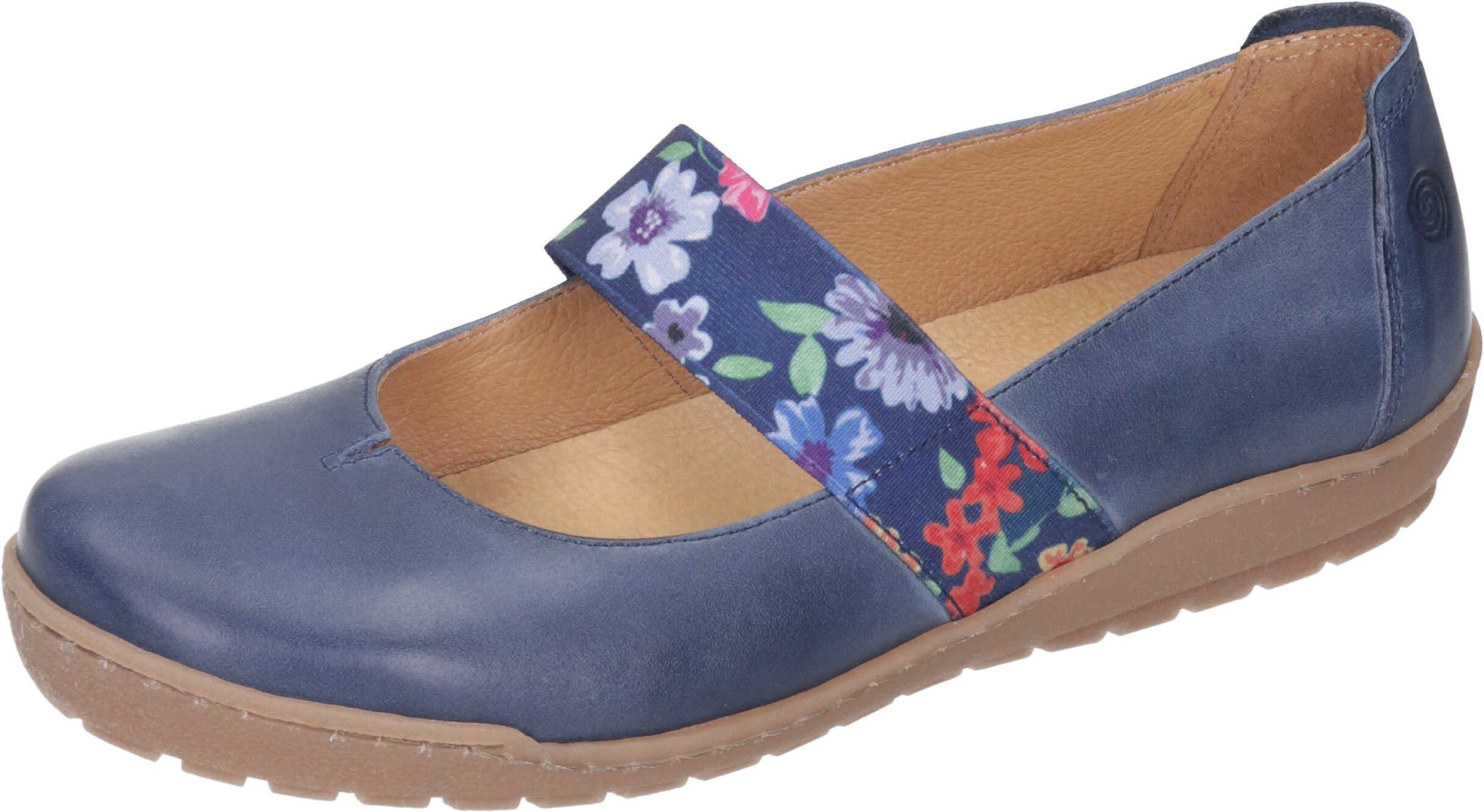 Dr. Brinkmann Slipper Slipper aus echtem Leder blau