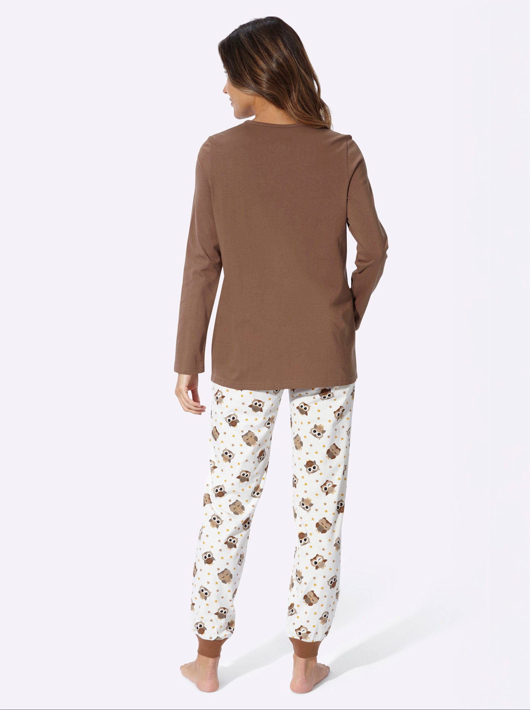 Sieh an! Schlafanzug Schlafanzug Langarm