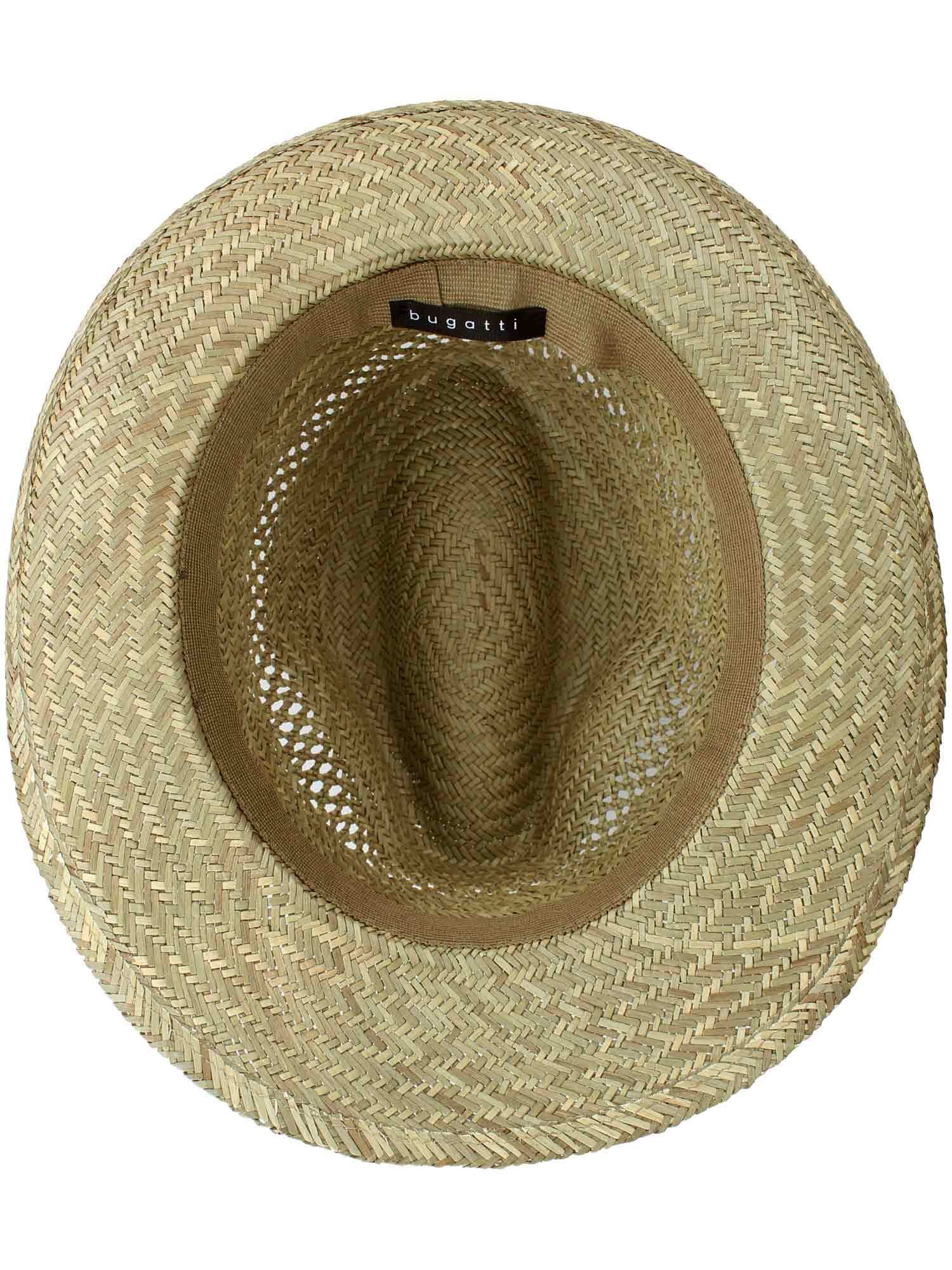 bugatti Fedora Stroh Kopfbedeckung (keine Fransen)