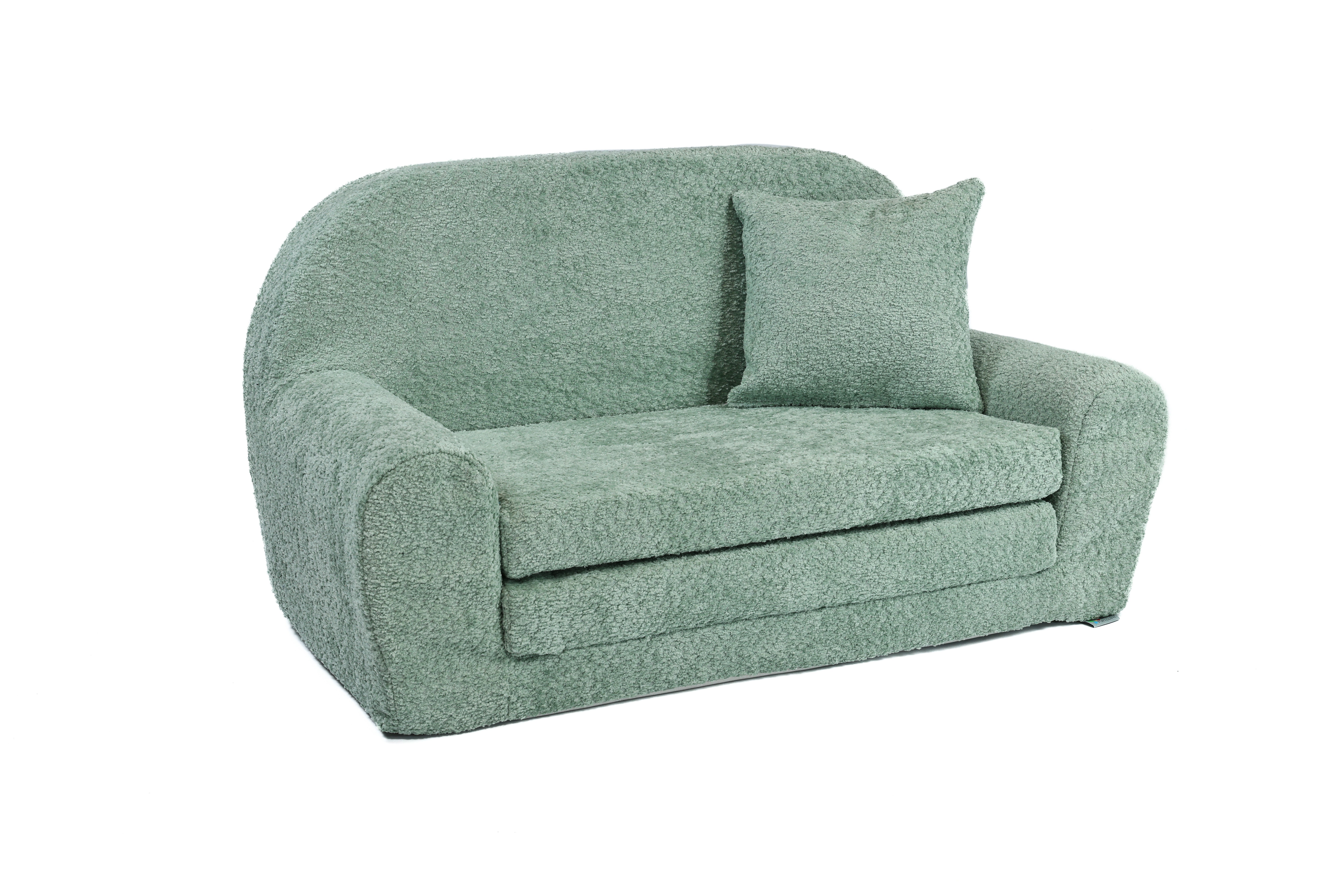 FORTISLINE Kindersofa Mini-Sofa Kindersofa Spielsofa aus Teddy-Stoff auskla günstig online kaufen