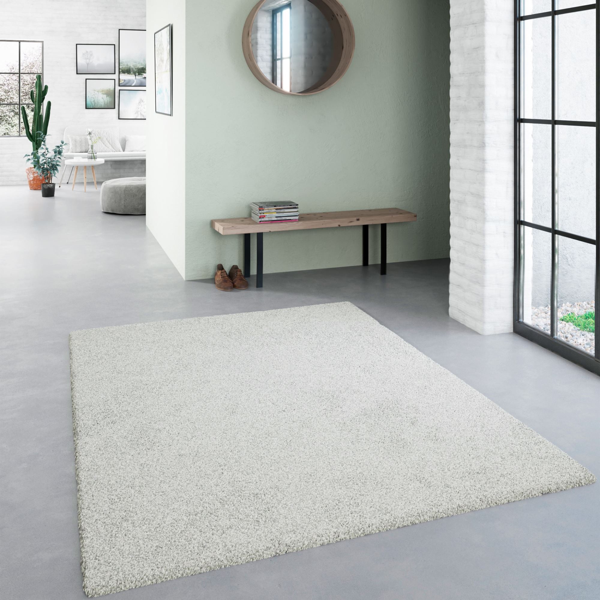 Steffensmeier Hochflor-Teppich Sevilla, Rechteckig günstig online kaufen