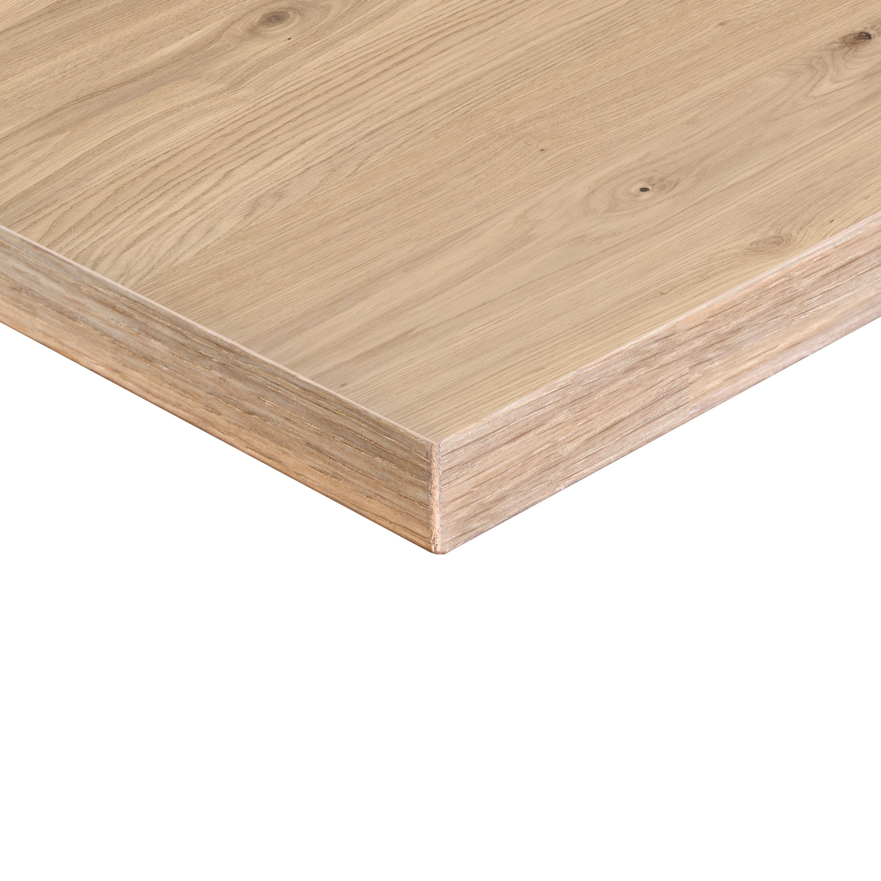 boho office® Tischplatte, Germany, mit Echtholz-Furniert, Made (stumpfmatt) in geölt Parkettöl