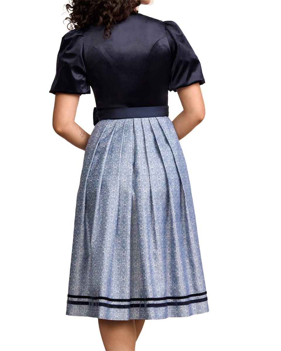 Krüger Madl Dirndl Dirndl Sivanna 70cm Länge marine – Bild 3 von 3