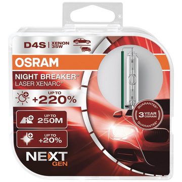 Osram KFZ-Ersatzleuchte OSRAM 66440XNN-HCB Xenon Leuchtmittel Xenarc Night Breaker® Laser D4S