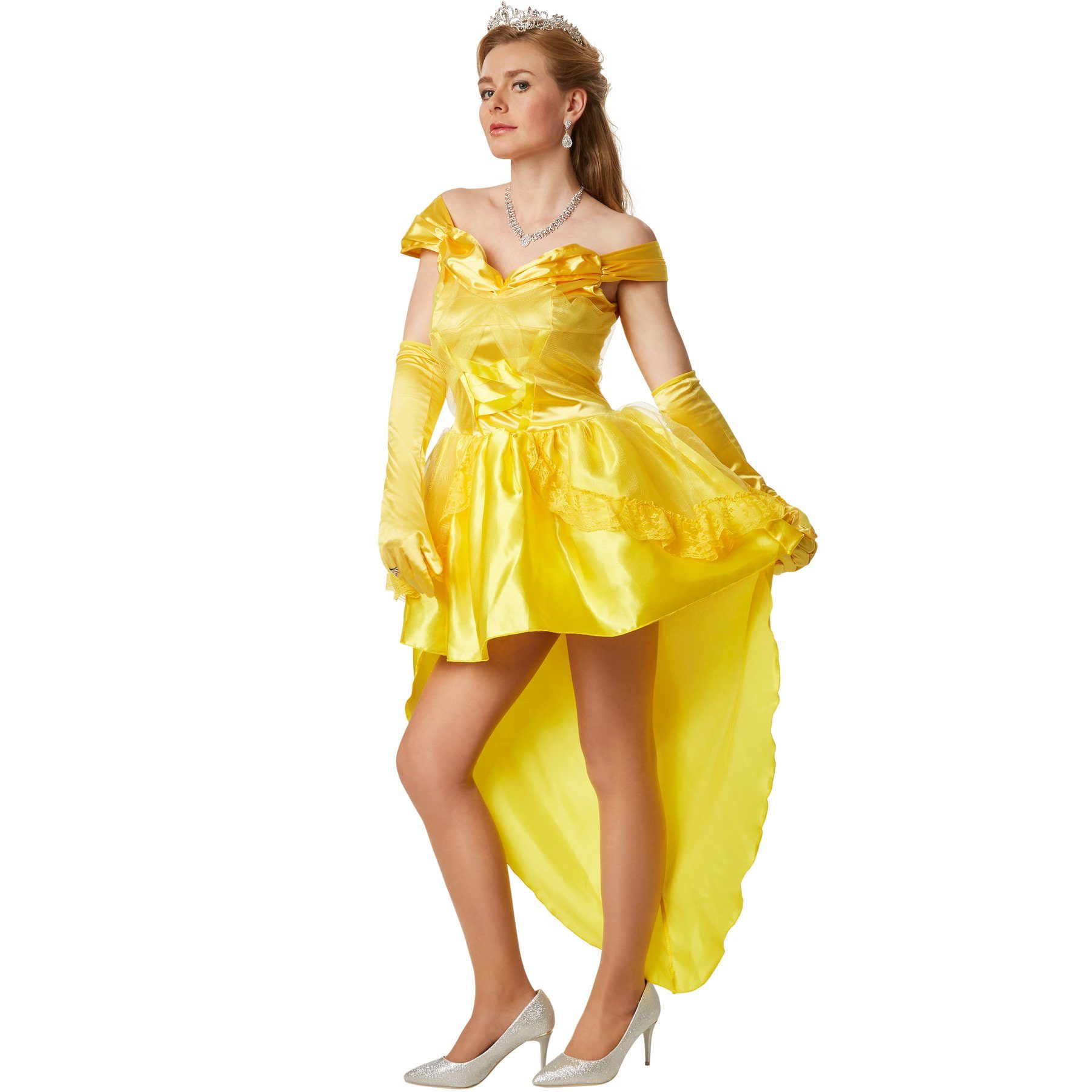 dressforfun Kostüm Frauenkostüm Sexy Prinzessin Belle, Sexy High-Low Träger günstig online kaufen