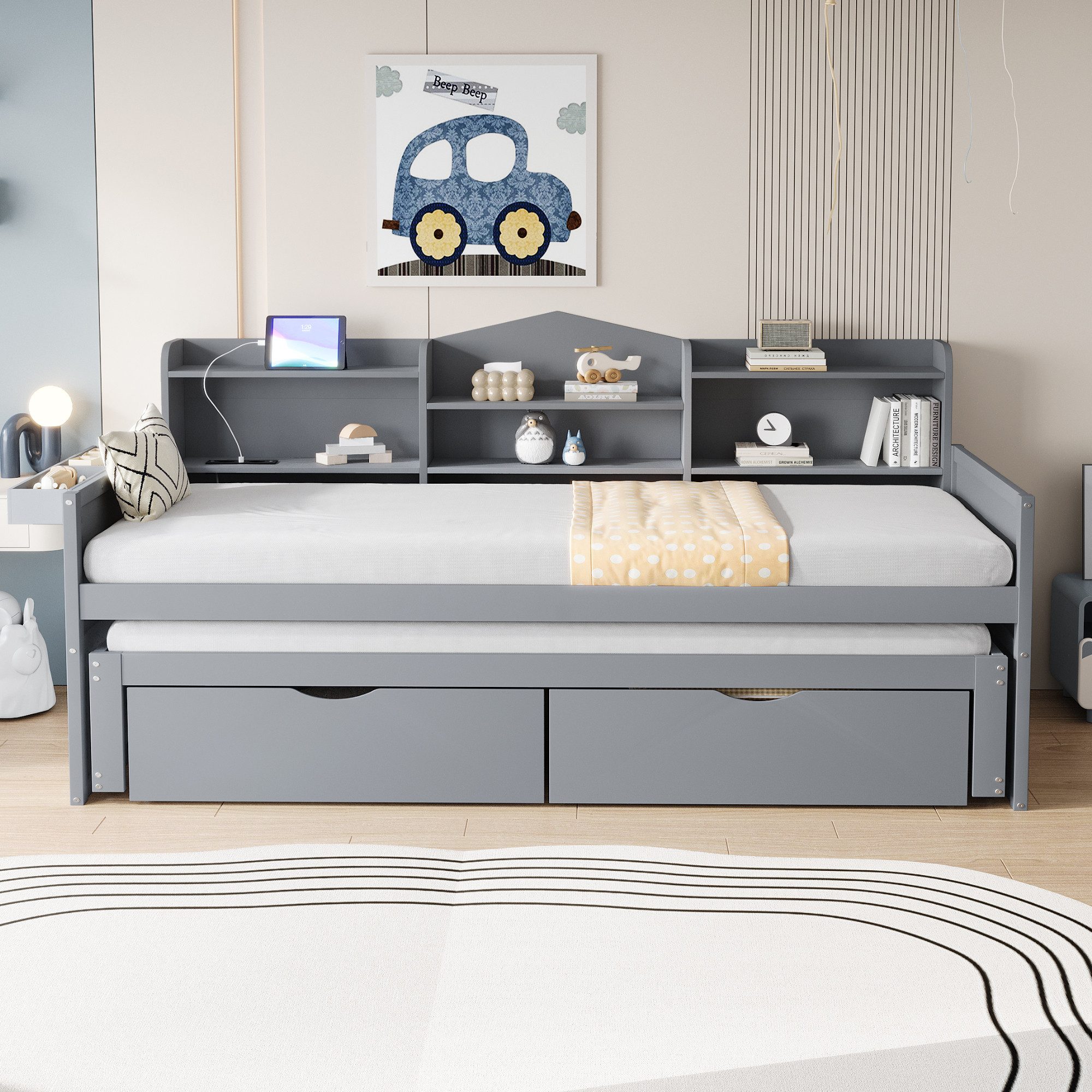 HAUSS SPOLE Schlafsofa 90x190/200cm Ausziehbett mit günstig online kaufen