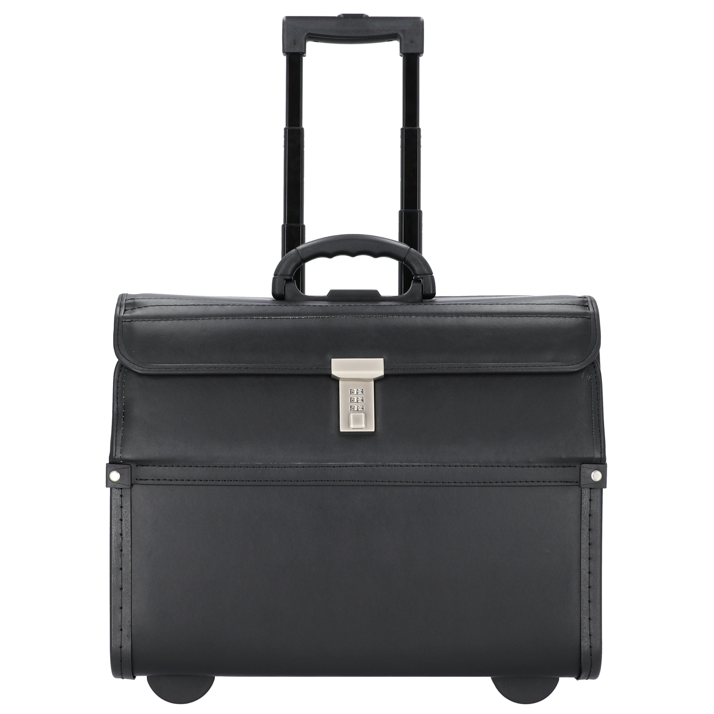 Trolley Business Alassio Rocca II - Bagaglio A Mano 46cm, 90 Litri, Microfibra, Per Laptop Fino 17" - Foto 8
