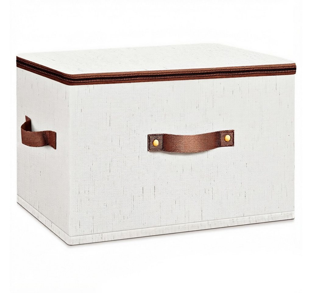 Diwzbyn Aufbewahrungsbox Faltbare Aufbewahrungsbox mit Deckel, aufbewahrungskoffer mit Reißverschluss