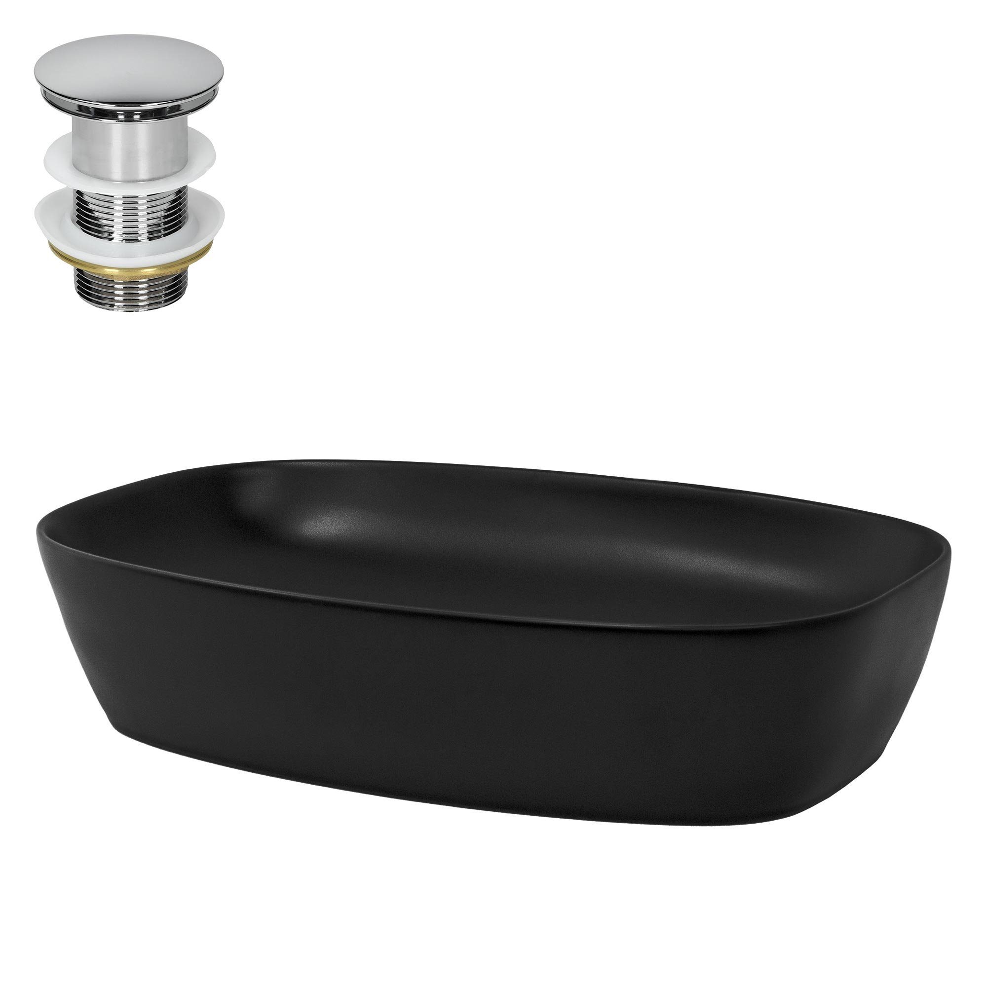 LuxeBath Waschbecken Aufsatzwaschbecken aus Keramik für günstig online kaufen