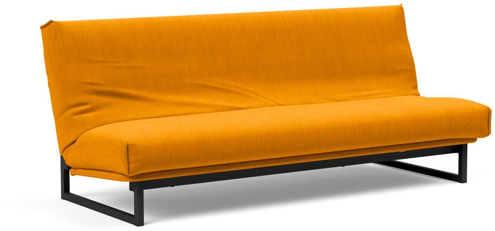INNOVATION LIVING ™ Schlafsofa Fraction Dauerschlaffunktion, schlicht und elegant, Industriedesign, bequem, Rückenlehne 3-fach verstellbar
