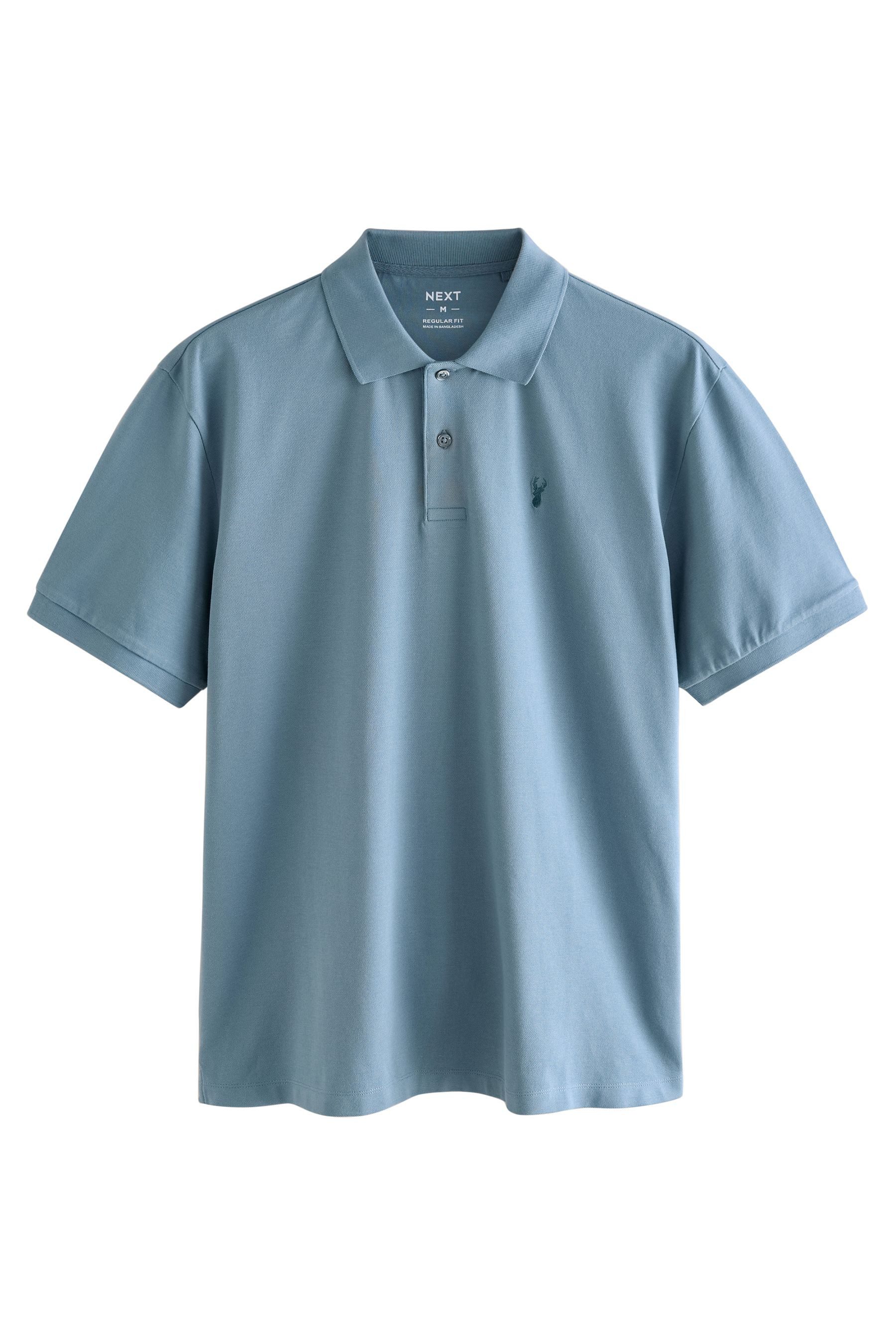 Next Poloshirt Regular Fit kurzärmeliges Pikee-Poloshirt (1-tlg)
