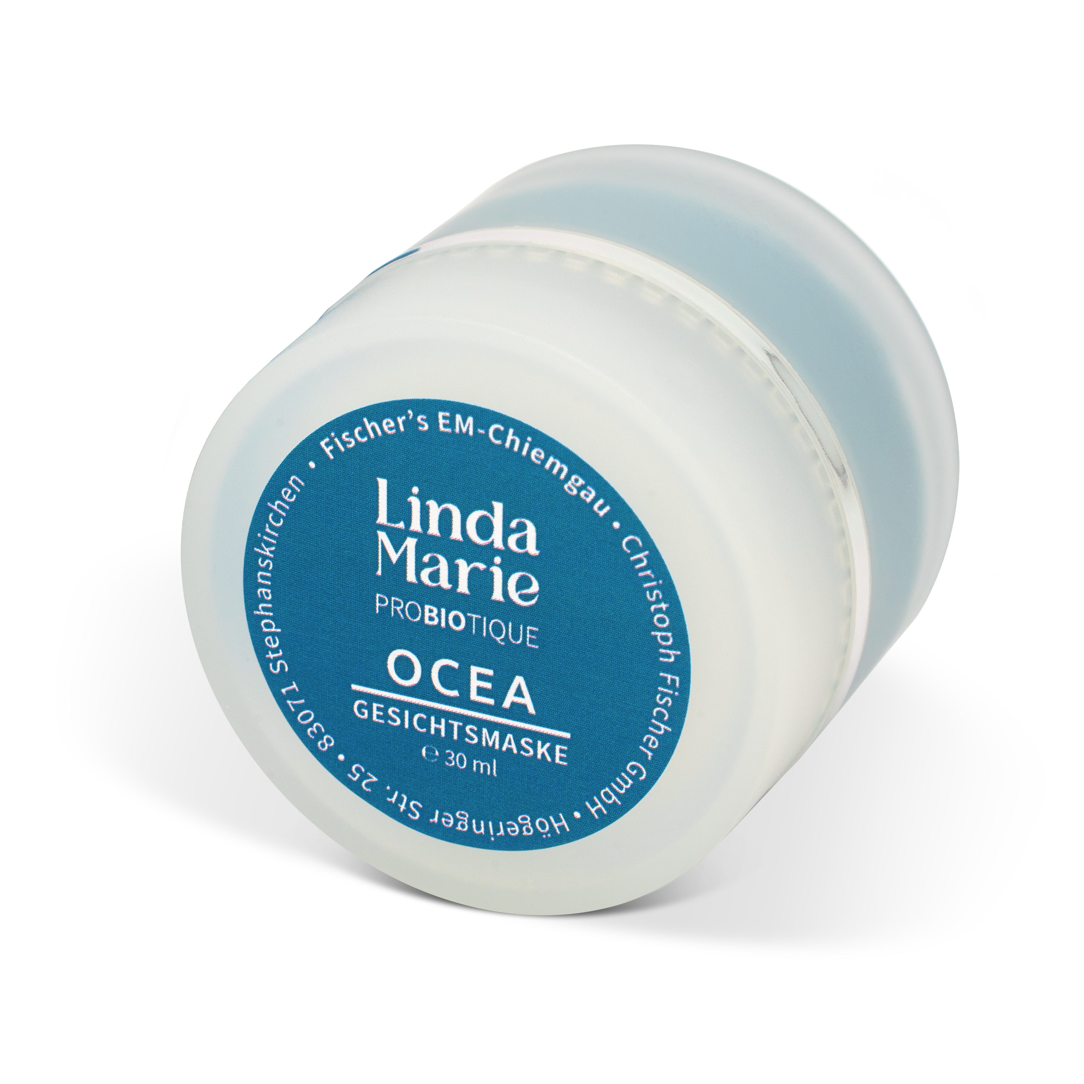 Fischer's EM-Chiemgau Gesichtsmaske Linda Marie Probiotique Gesichtsmaske Ocea, Vegane Bio-Naturkosmetik Gesichtsmaske mit ätherischen Ölen