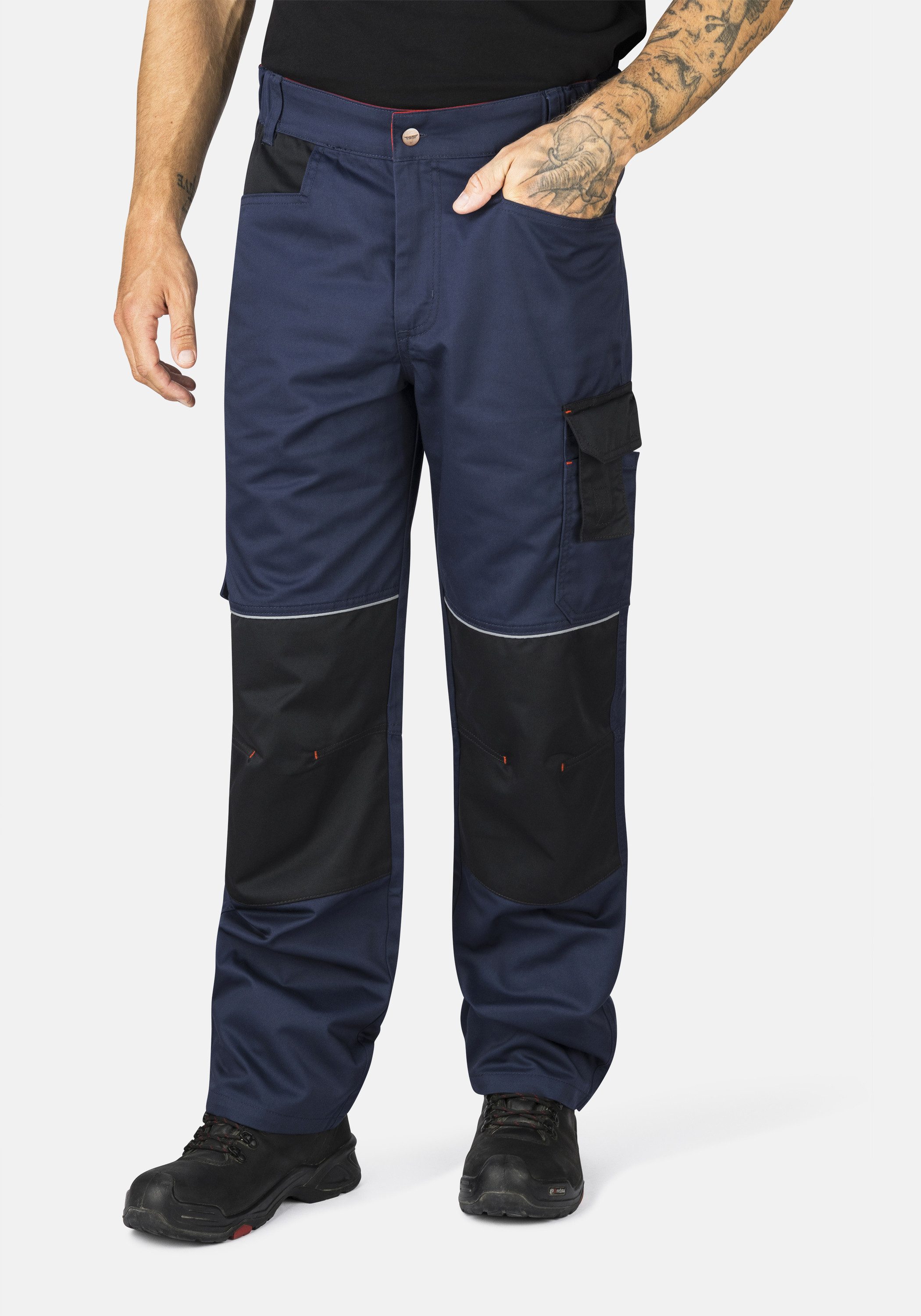 HERO by John Medoox Arbeitshose GLENN Basic Workwear Arbeits-Cargohose Arbeits-Cargohose Funktionsqualitätfür Herren