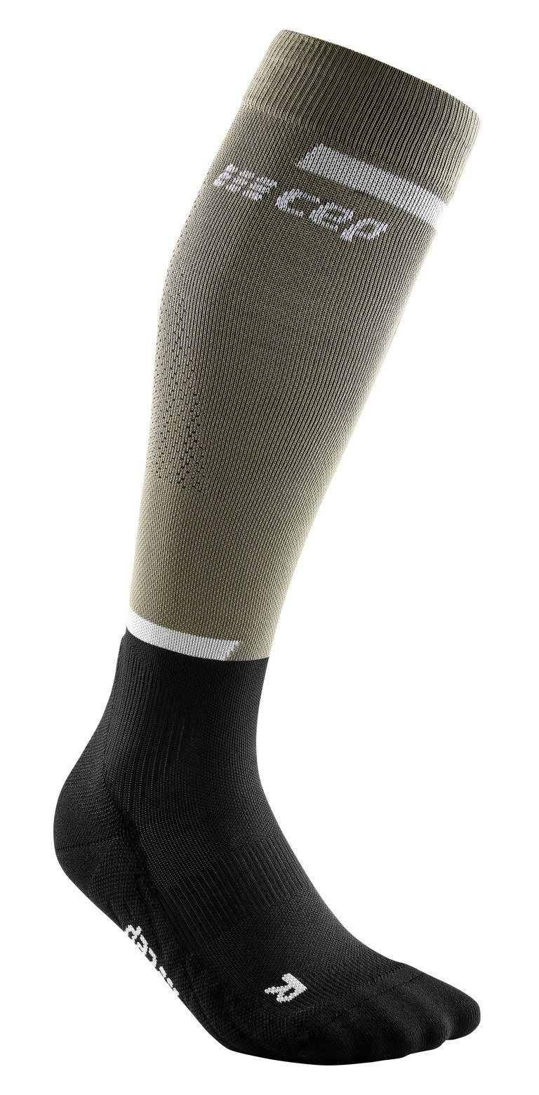 Neue Kollektion CEP Laufsocken CEP Herren Run The Laufsocken Tall olive/black