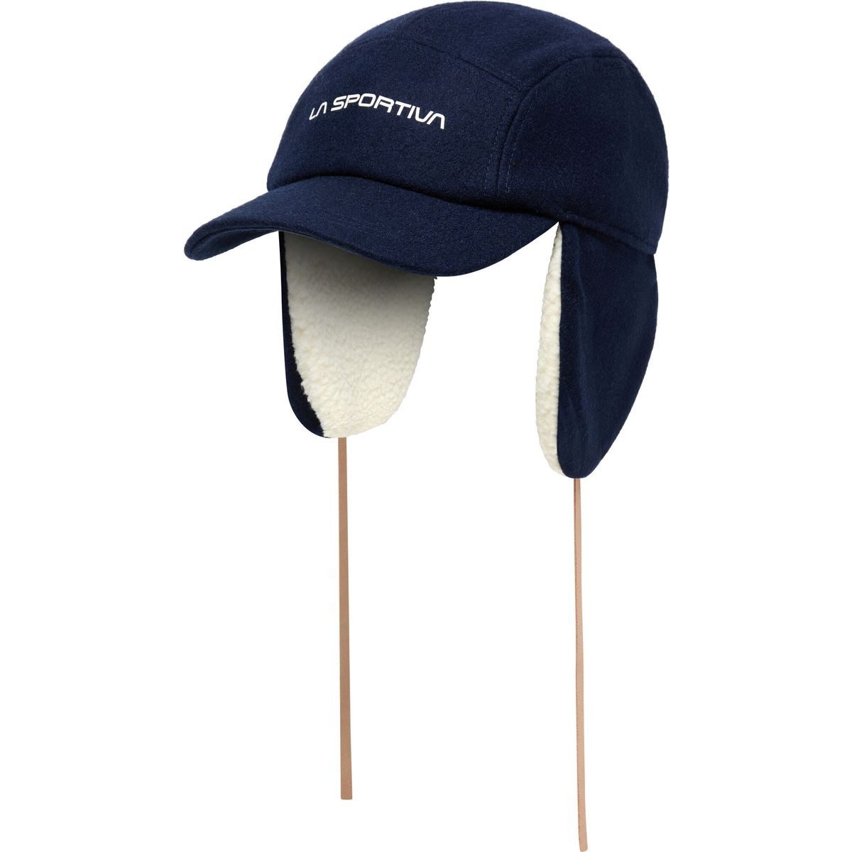 La Sportiva Trucker Cap Forest Earflap Cap Stilvolle Mütze aus Wollmischung mit Sherpa-Futter und Ohrklappen für