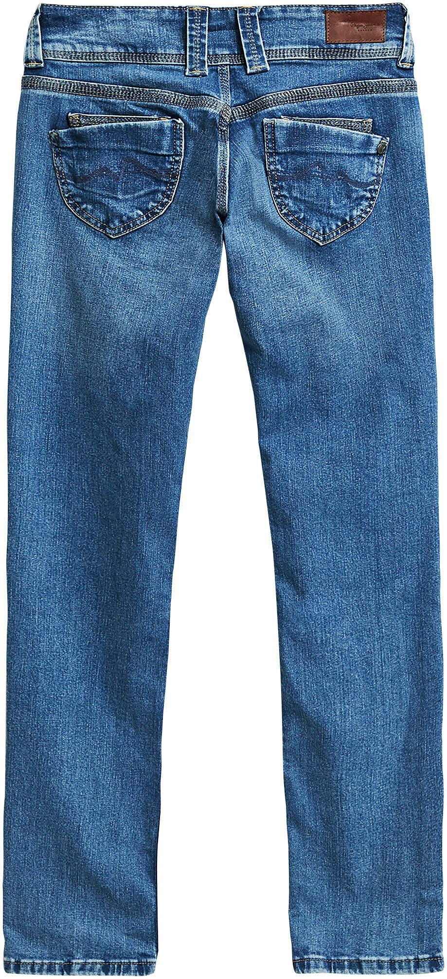 Pepe Jeans Regular-fit-Jeans VENUS mit light blue Badge