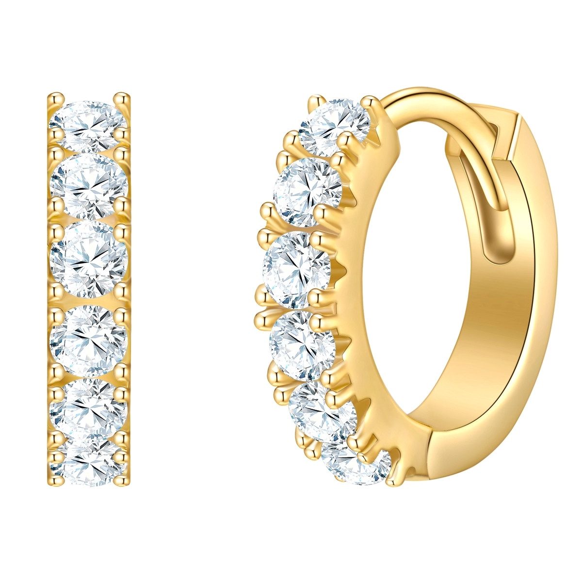 Glanzstücke München Paar Creolen Set: GSM1934 (2-tlg), aus Sterling Silber günstig online kaufen