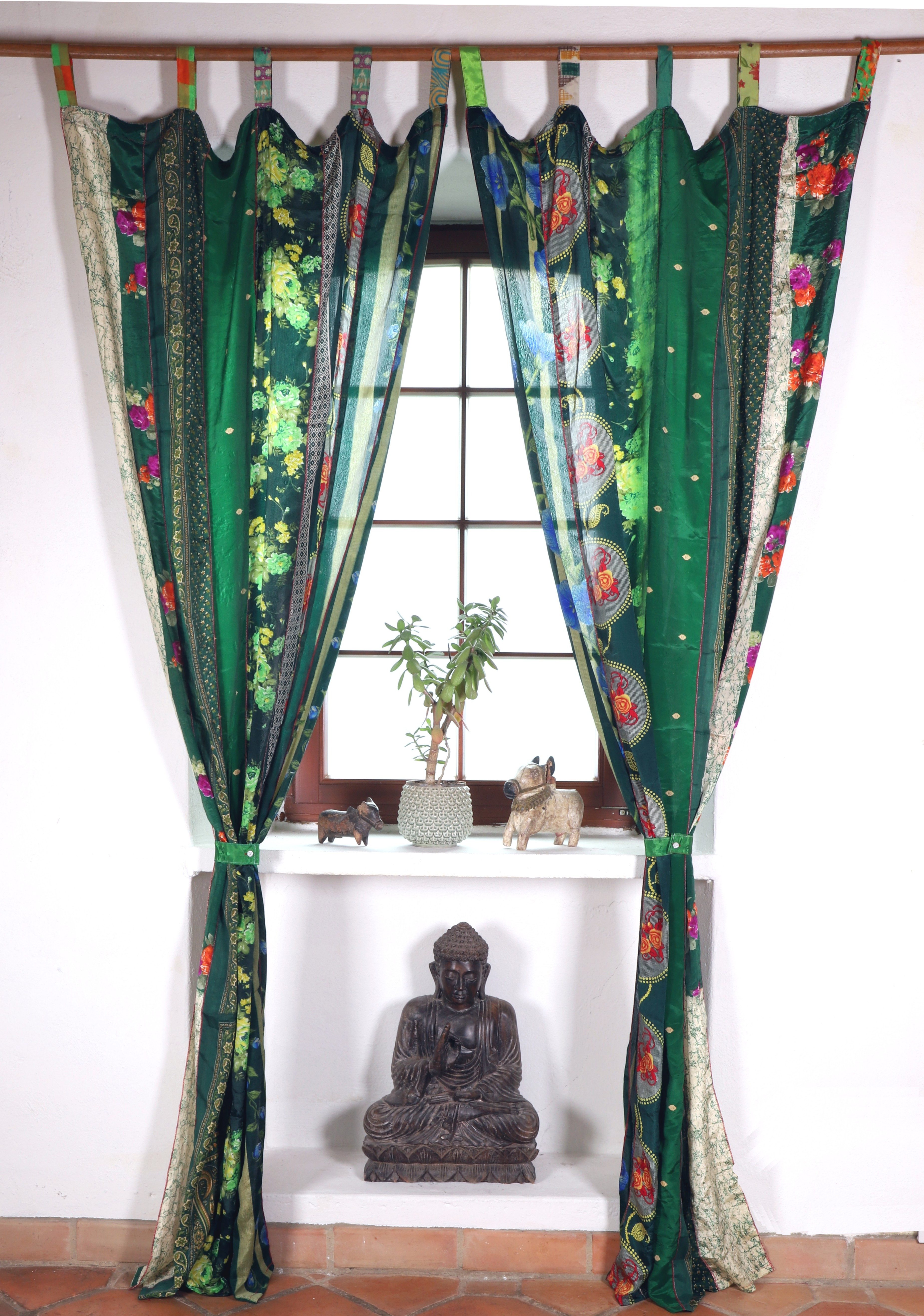 Guru-Shop Vorhang Vorhang 2 Stück seidige günstig online kaufen