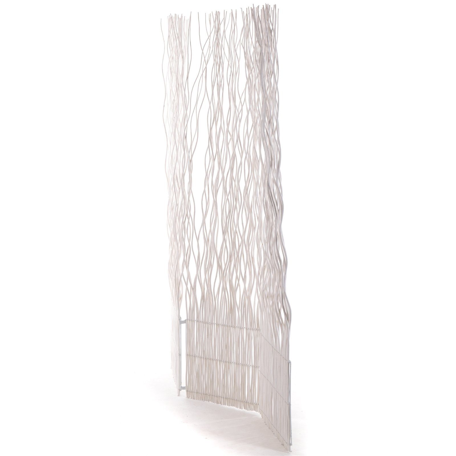 DESIGN DELIGHTS Paravent RAUMTEILER "WAVE 3", Weide, 170x120cm (HxB), Paravent, Trennwand