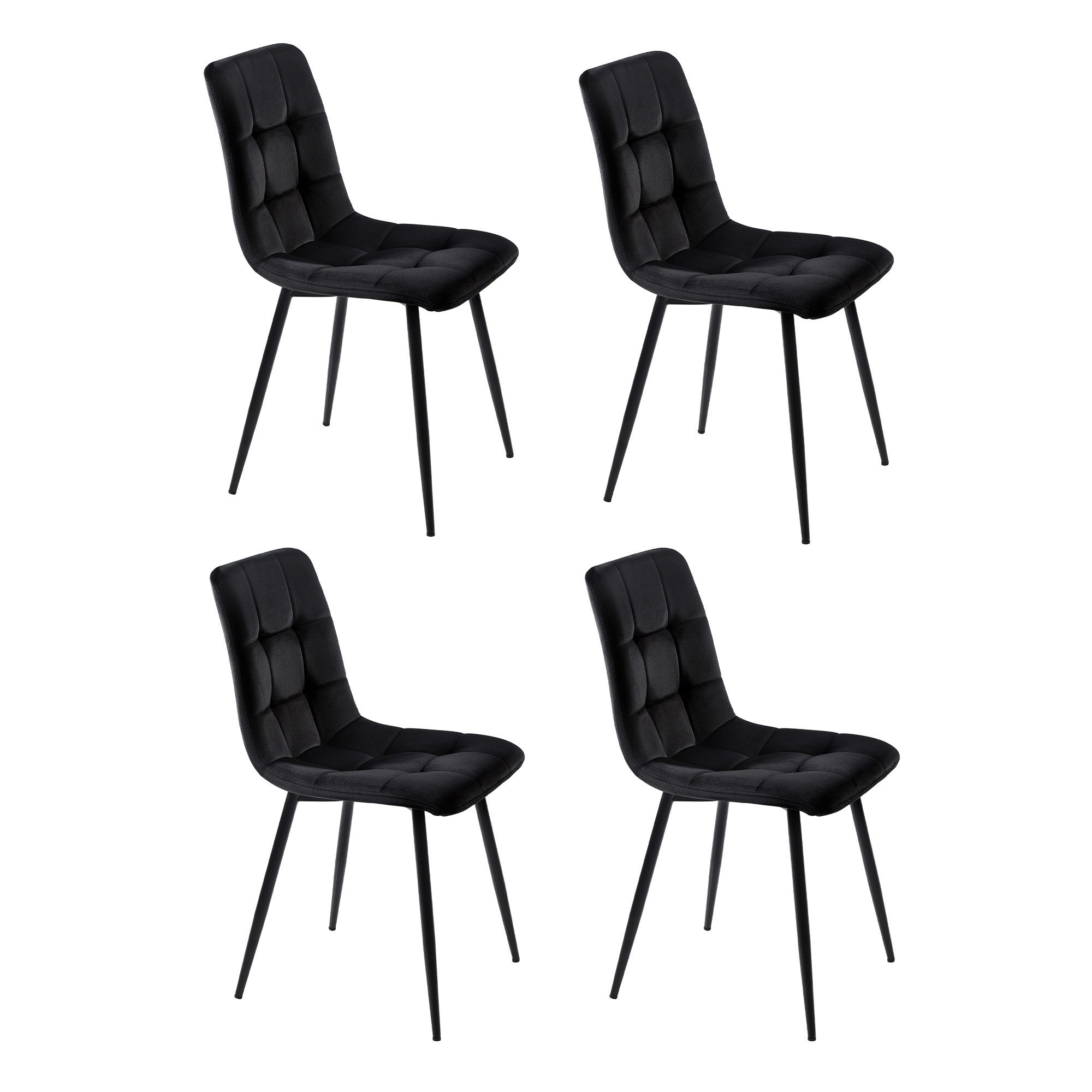Furnishings Home Esszimmerstuhl 4er-Set Polsterstuhl mit Rückenlehne (4 St) günstig online kaufen