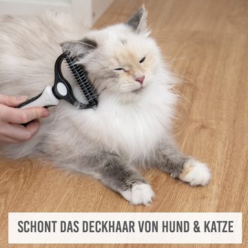 KaraLuna Fellbürste Unterfellbürste Hund & Katze I Kamm Bürste Hundebürste Katzenbürste