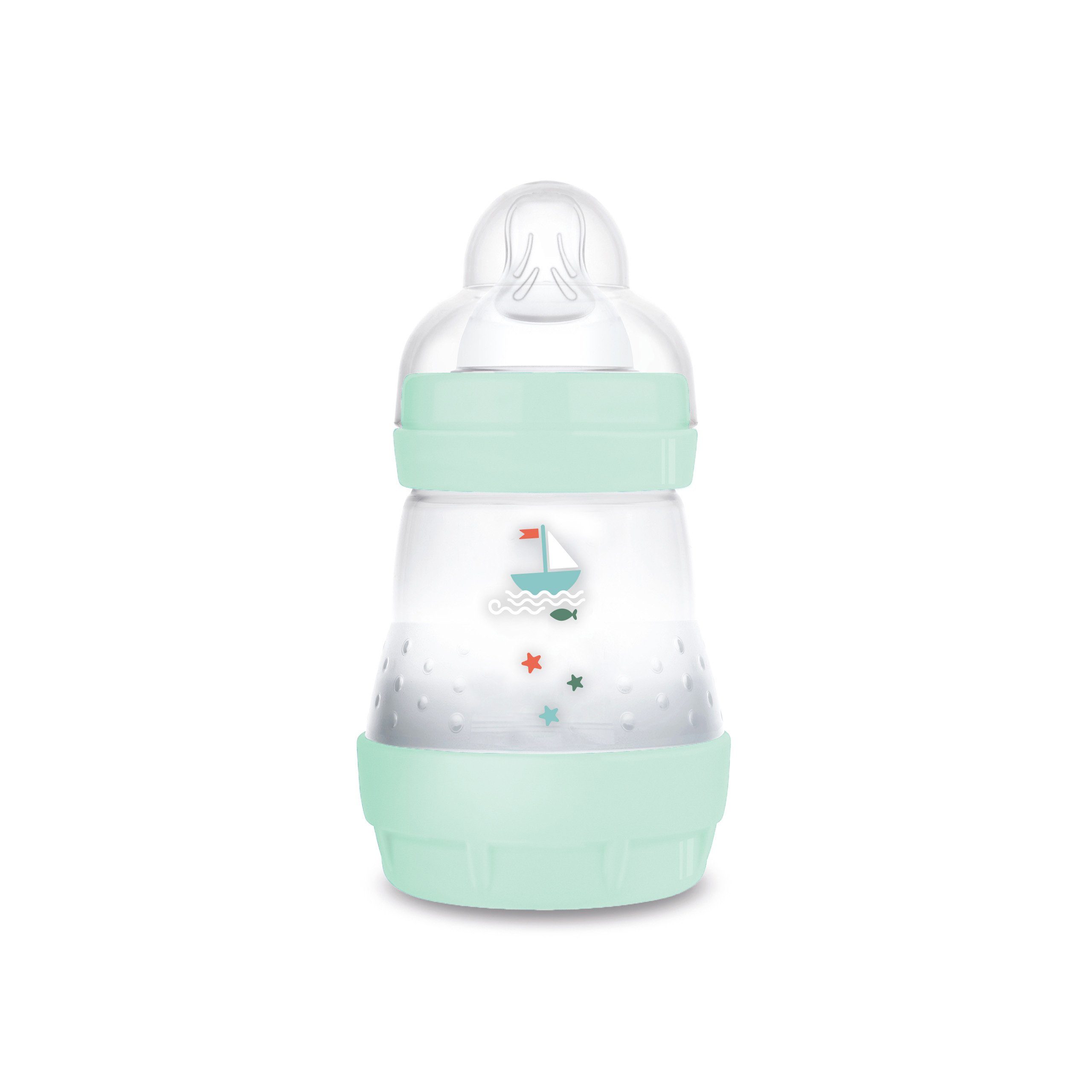 MAM Babyflasche Easy Start Baby Weithalsflasche mit SkinSoft Trinksauger