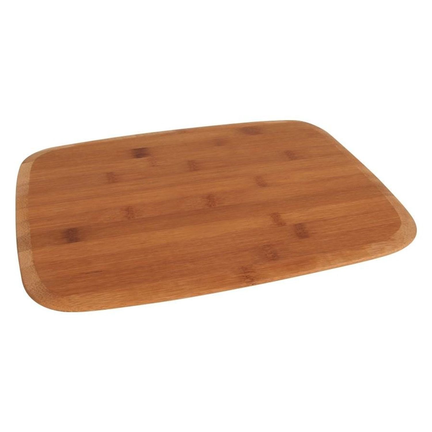 Schneidebrett Bambus-Schneidebrett 38x28cm Küchenbrett Buffetplatte Holzbrett Tranch