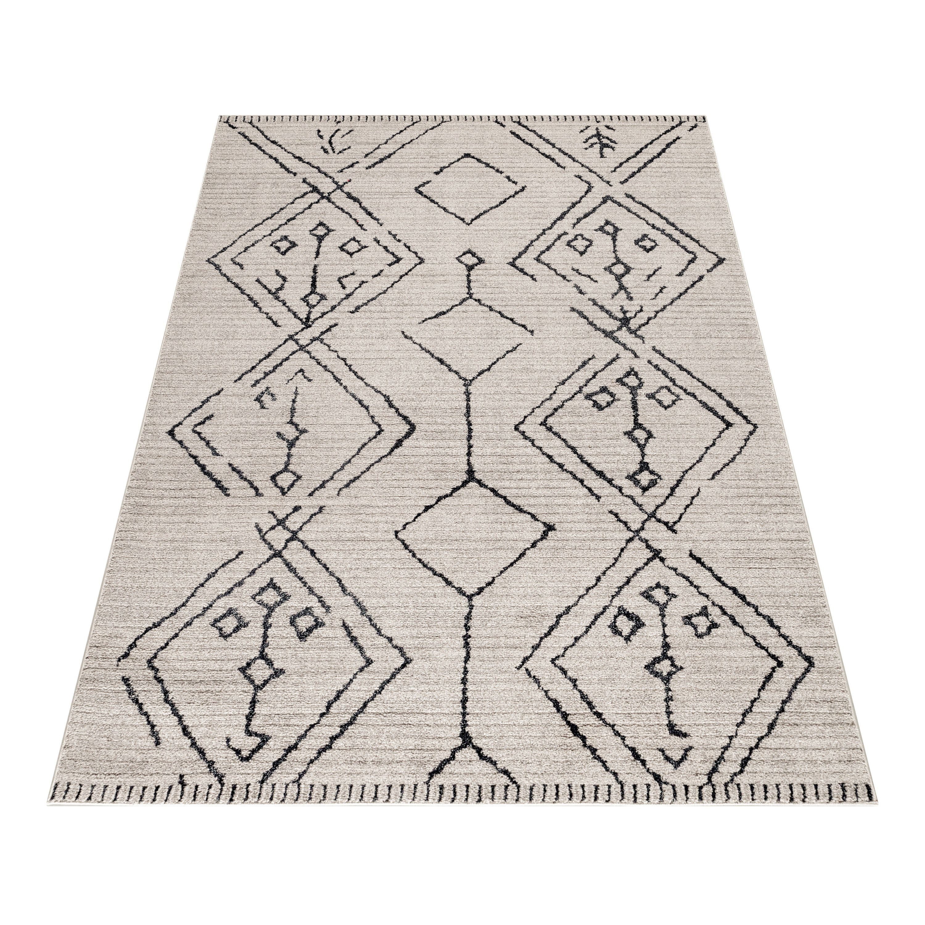 SIMPEX24 Designteppich Boho Design, Läufer, Höhe: günstig online kaufen