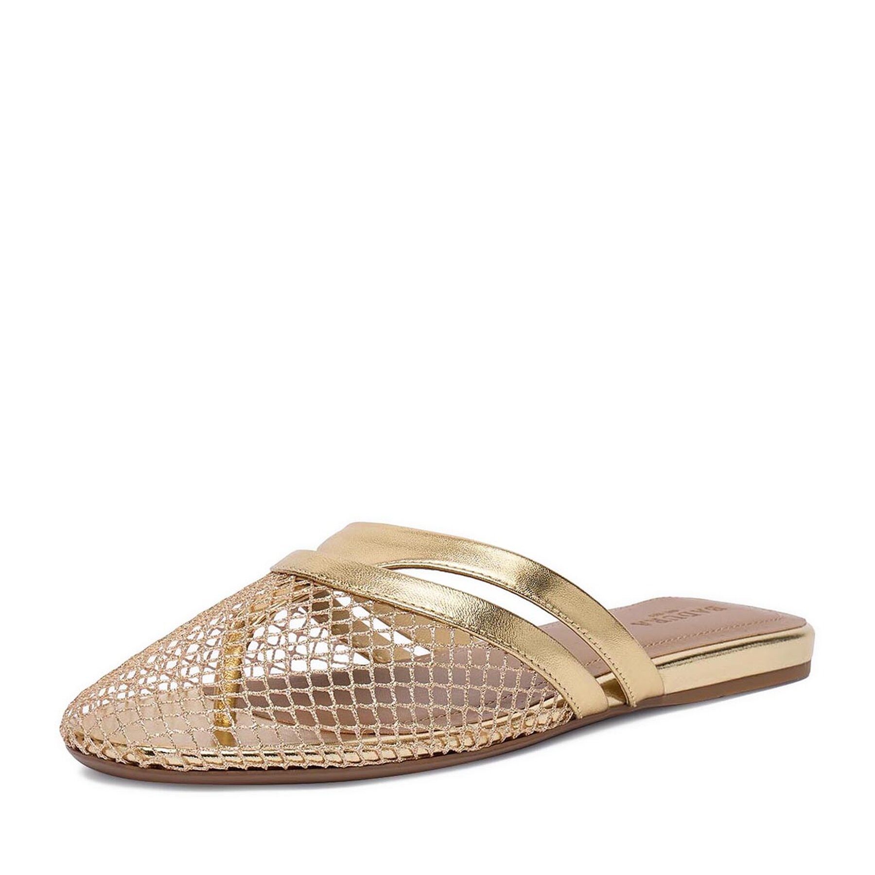 Badura Badura Damen-Flip-Flops Gold Badepantolette