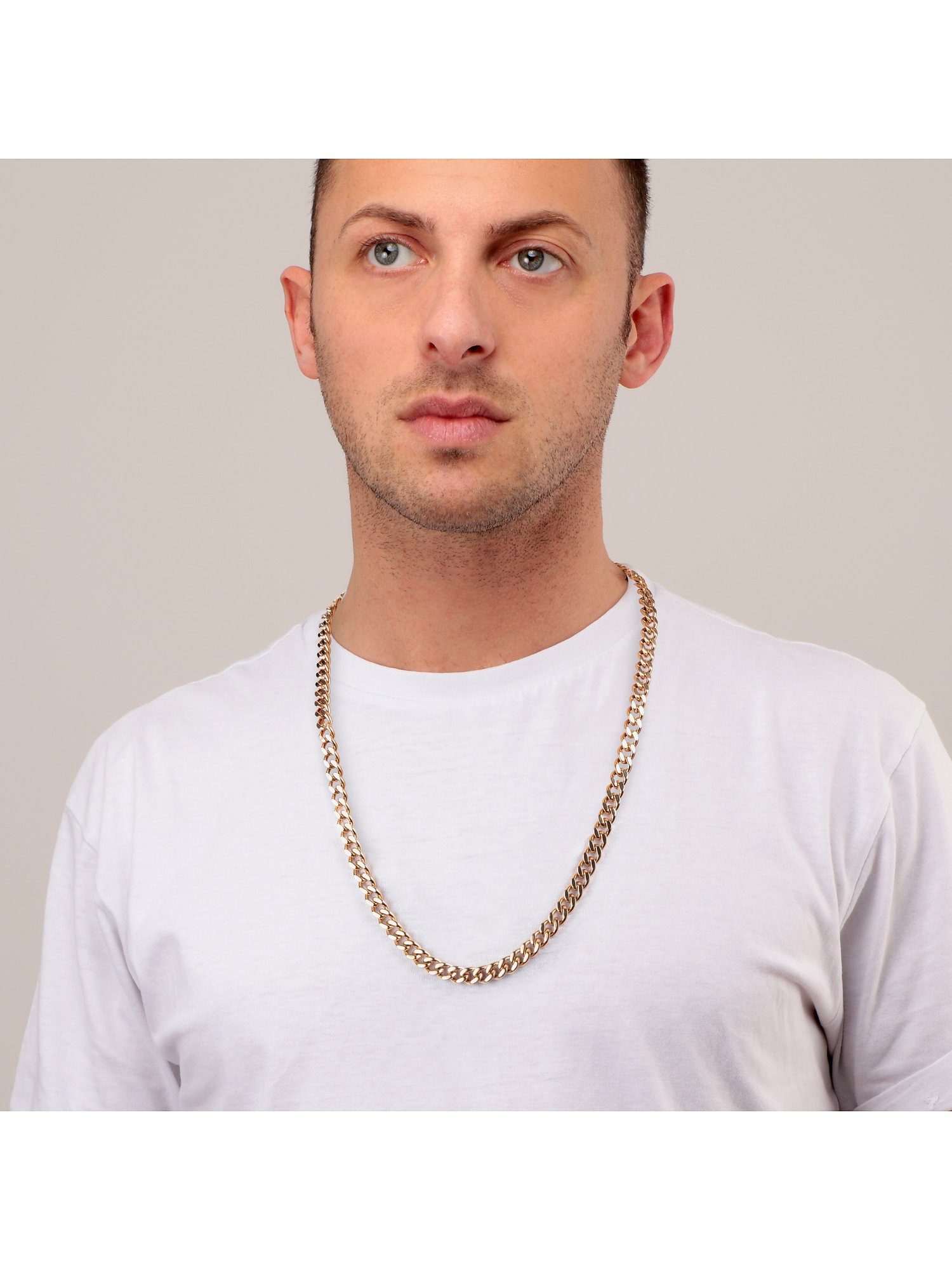 FAVS Collier FAVS Herren-Kette Edelstahl