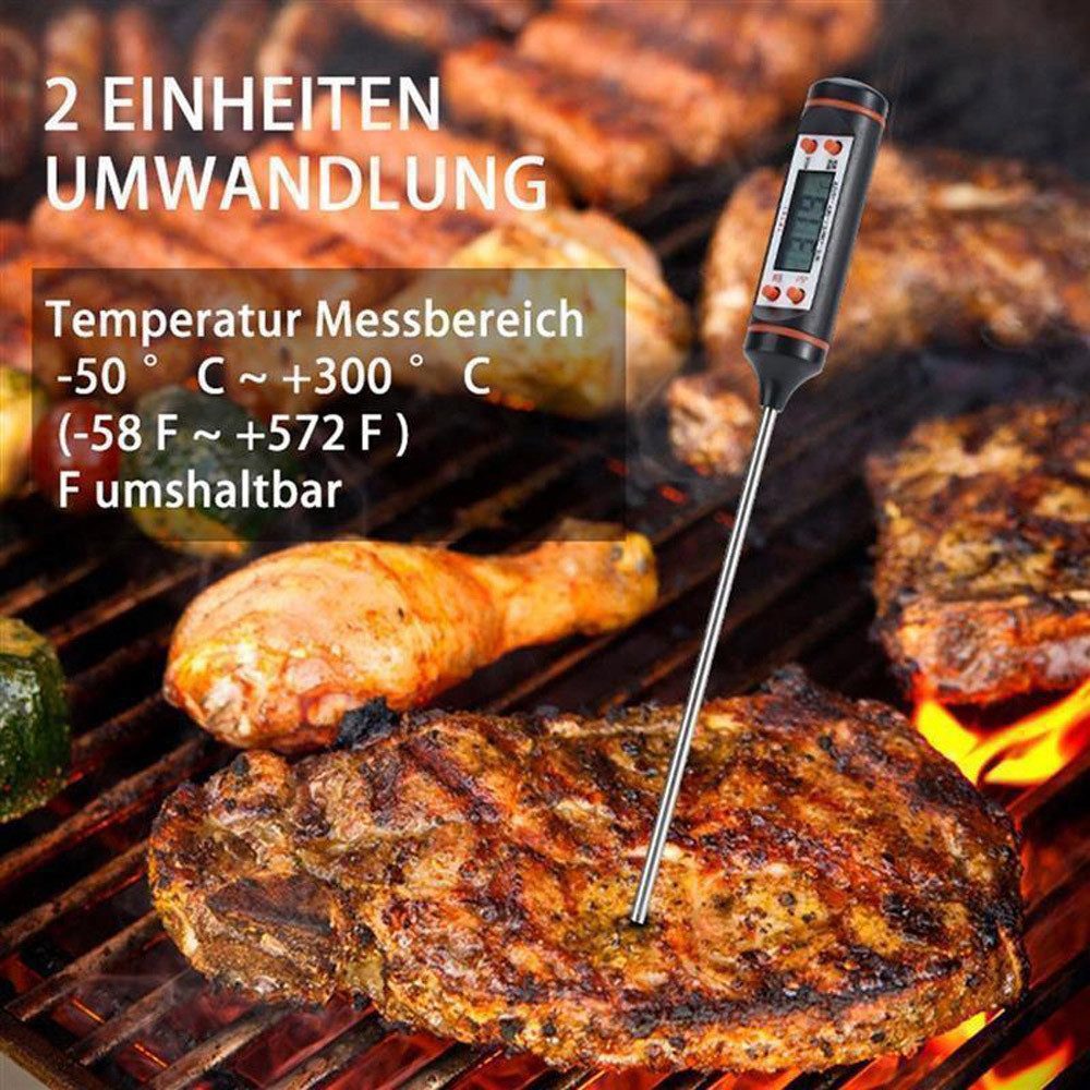 Intirilife Grillthermometer, 1-tlg., Elektronisches Thermometer