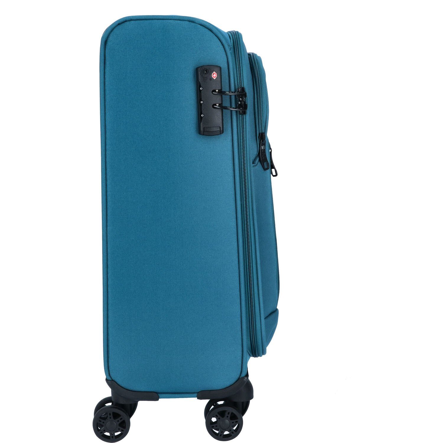 TheTrueC Koffer TheTrueC 4 Rollen Koffer Superlight 55cm Kopenhagen dark petrol, 4 Rollen Rollen – Bild 3 von 5