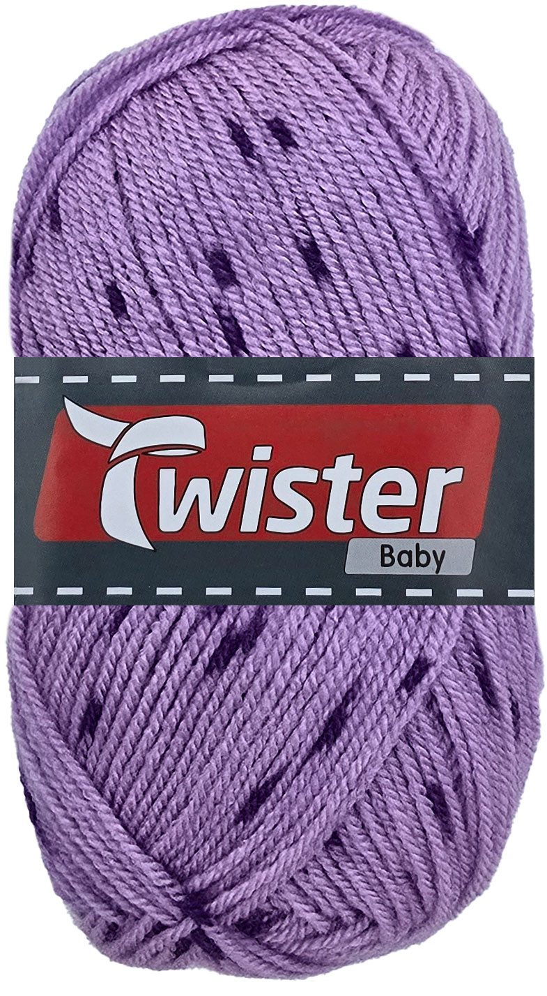 Kurtenbach 50 Gramm Twister Baby aus 100 % Polyacryl Farbauswahl Bastelgarn