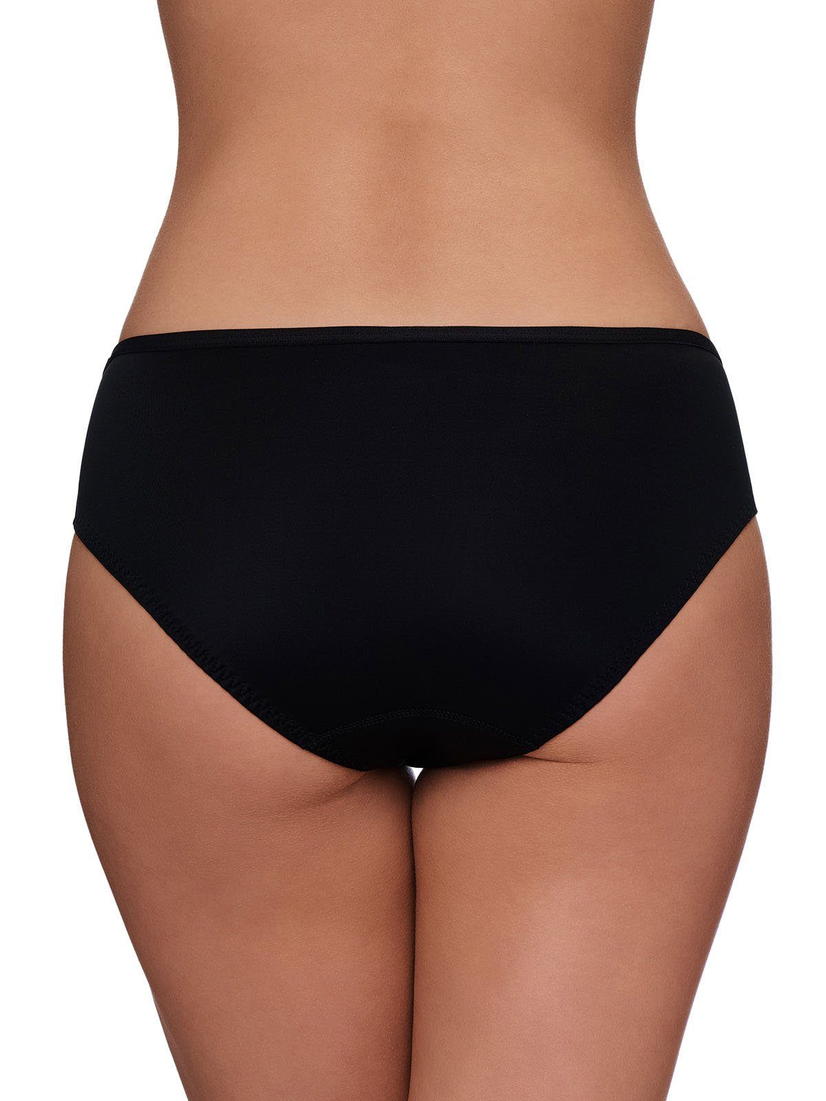 Susa Bikinislip Damen Slip (Stück, Madeira Zwickel 1-St) schwarz